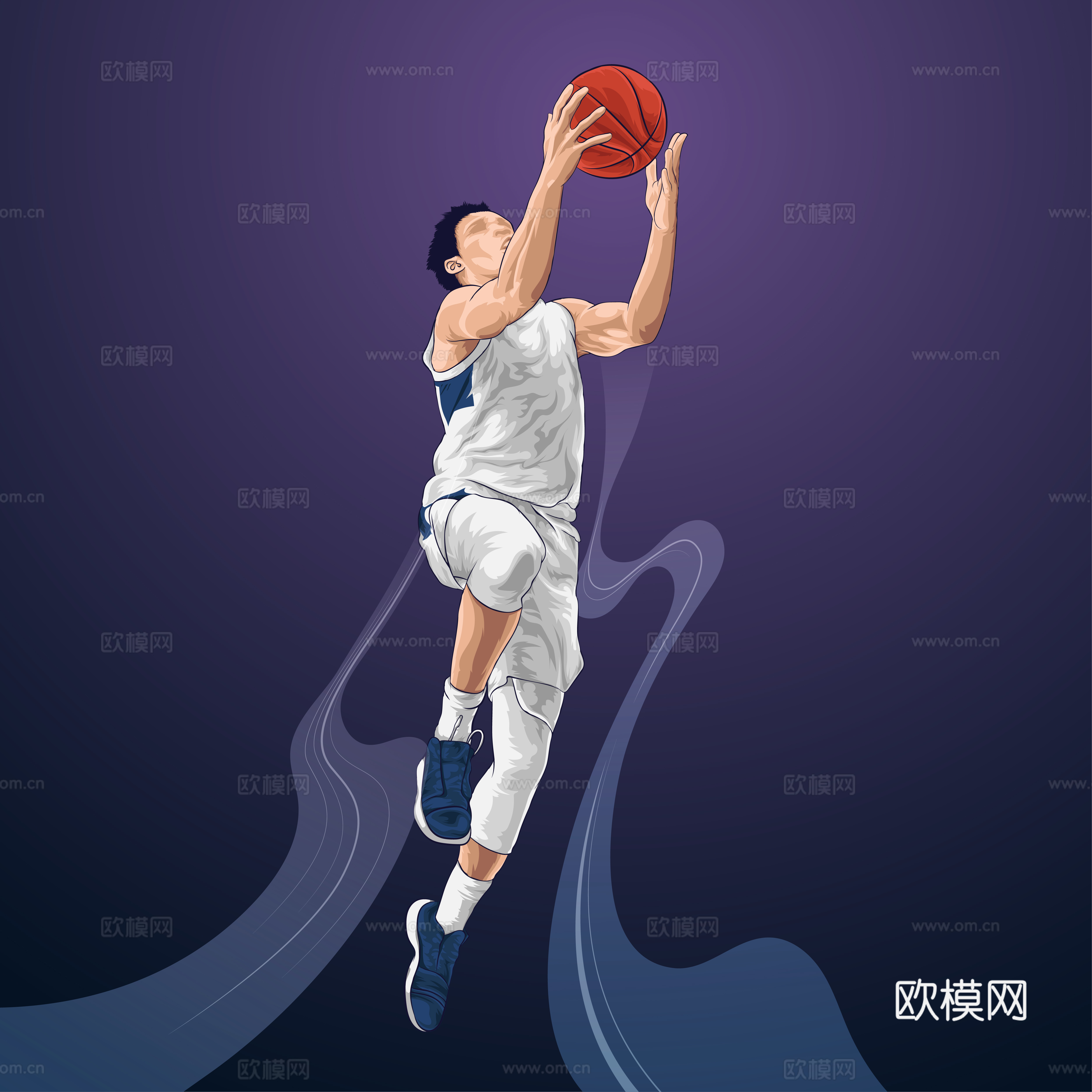 篮球运动创意广告海报77