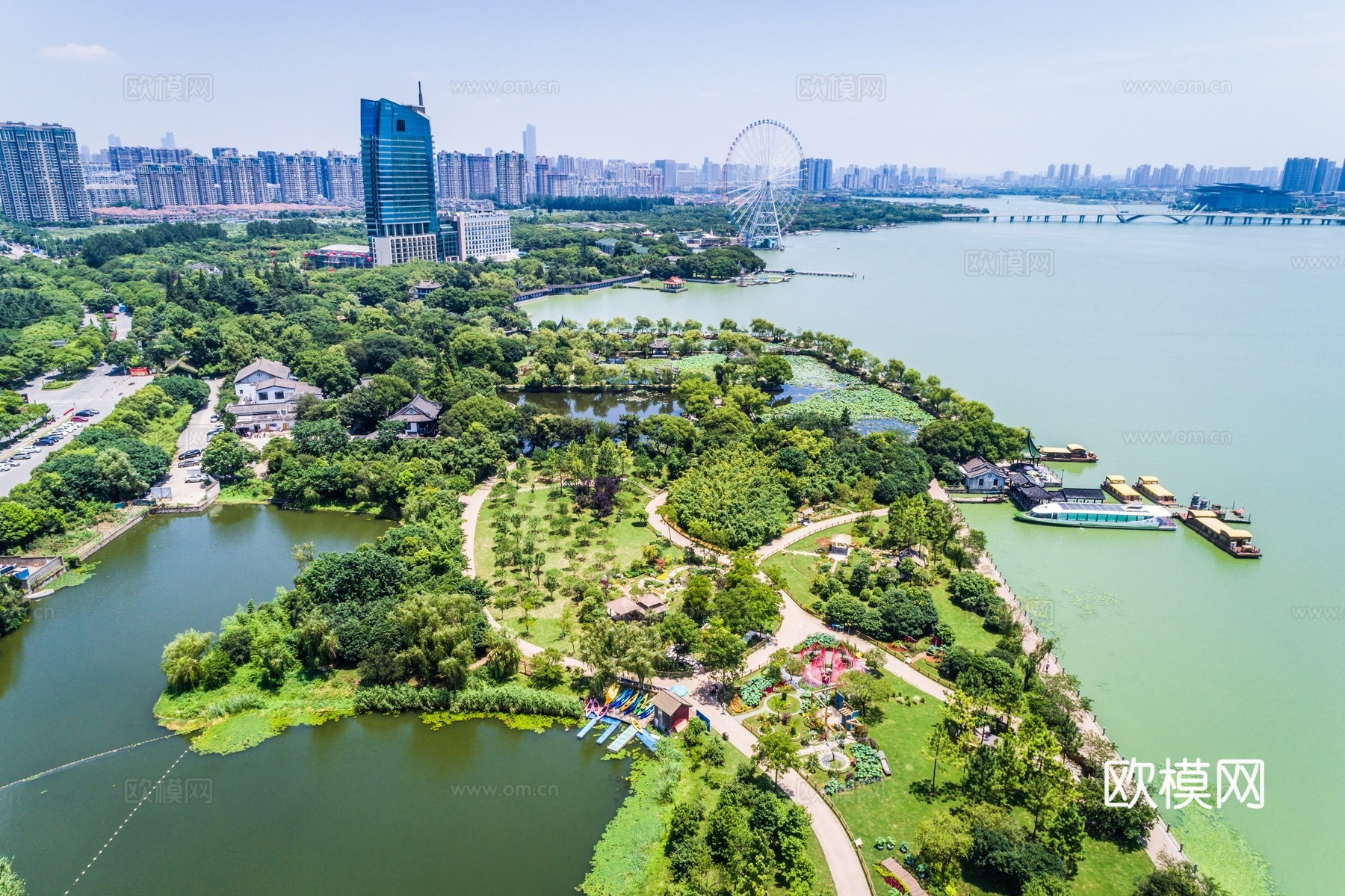 高清白天城市外景
