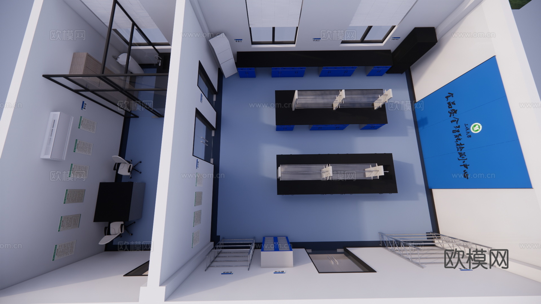 台球 学校 健身房su模型