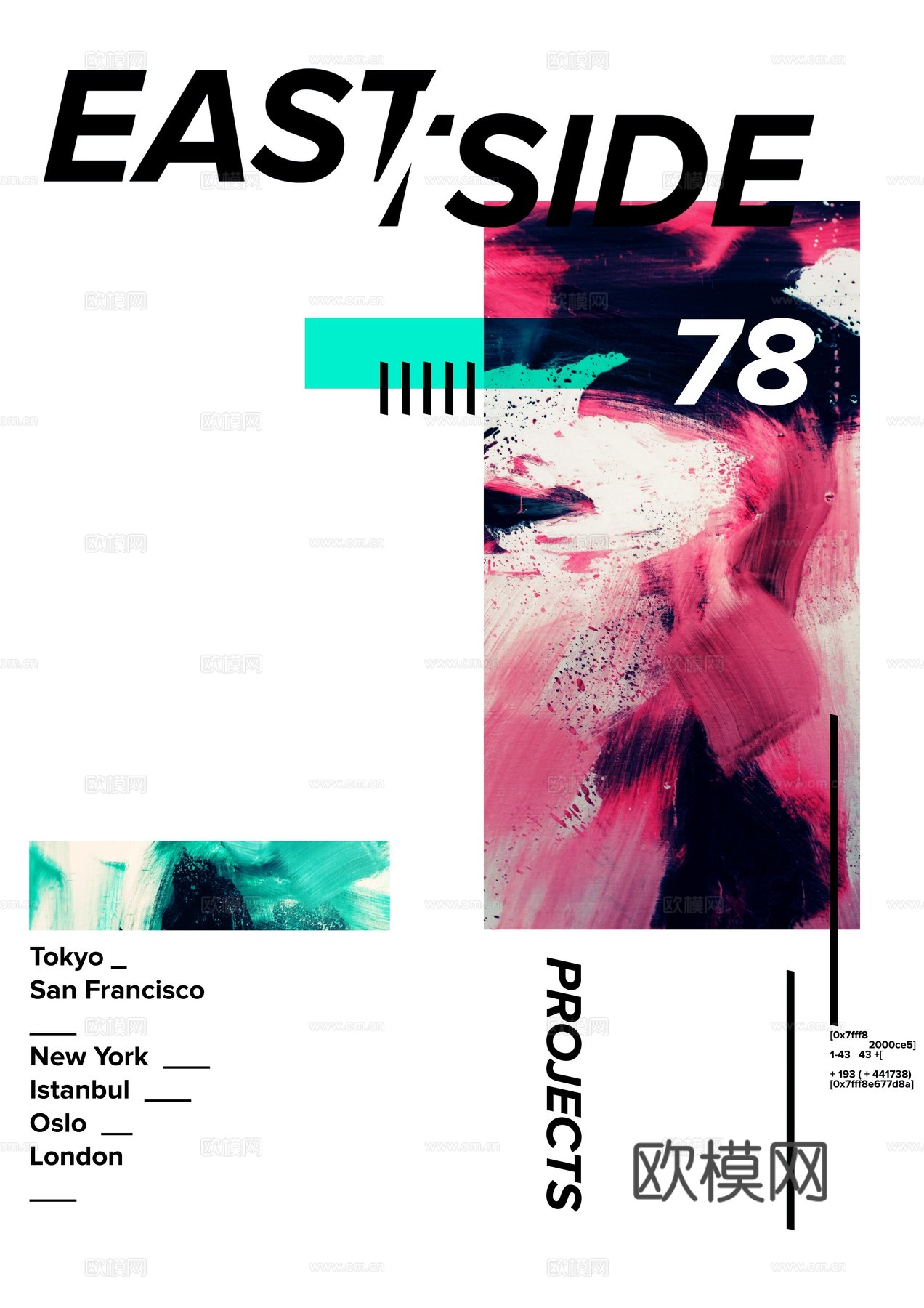 时尚创意艺术广告海报115