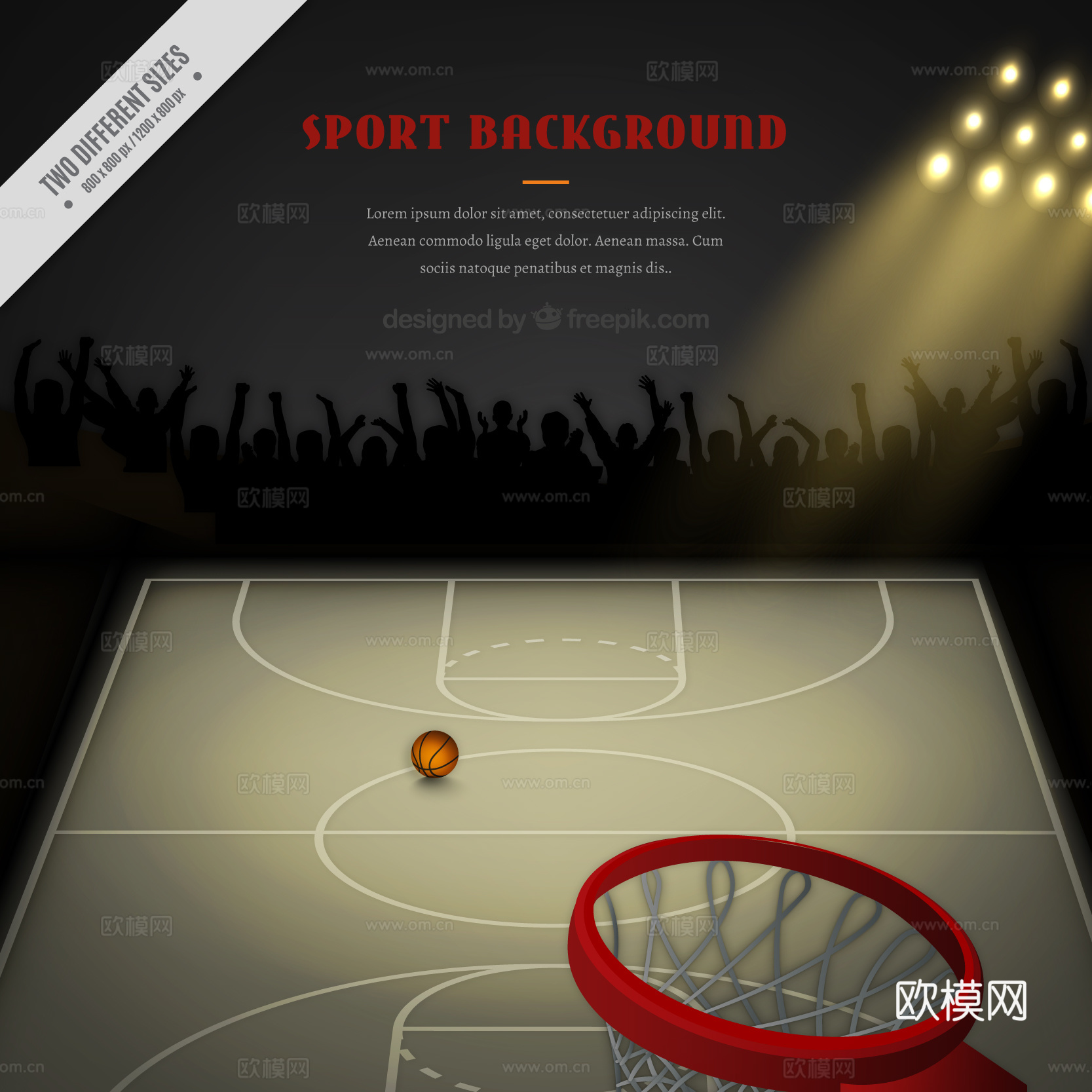 篮球运动创意广告海报25