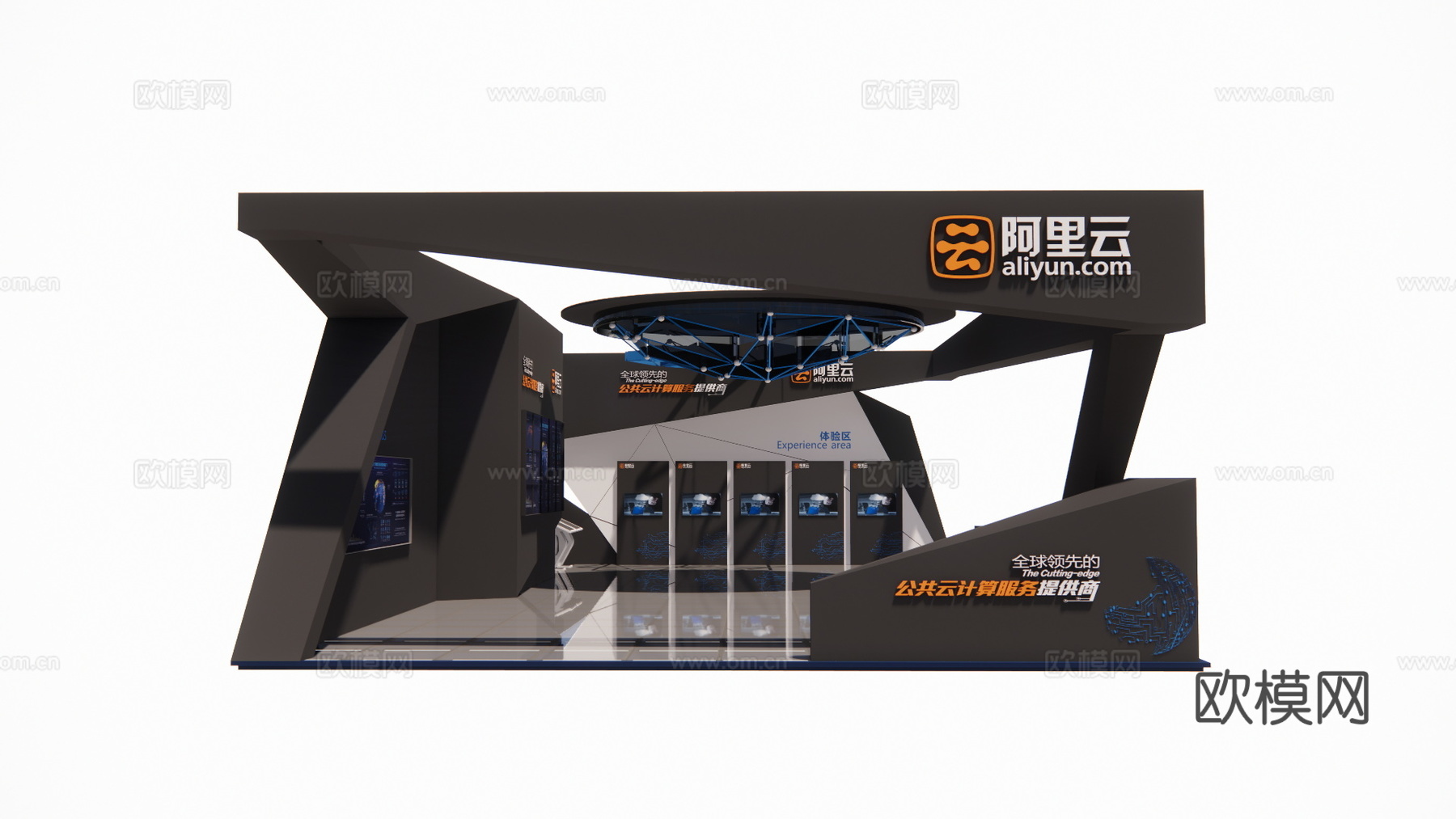 剧院 体育馆 电影院 健身房su模型下载（渲染图1）