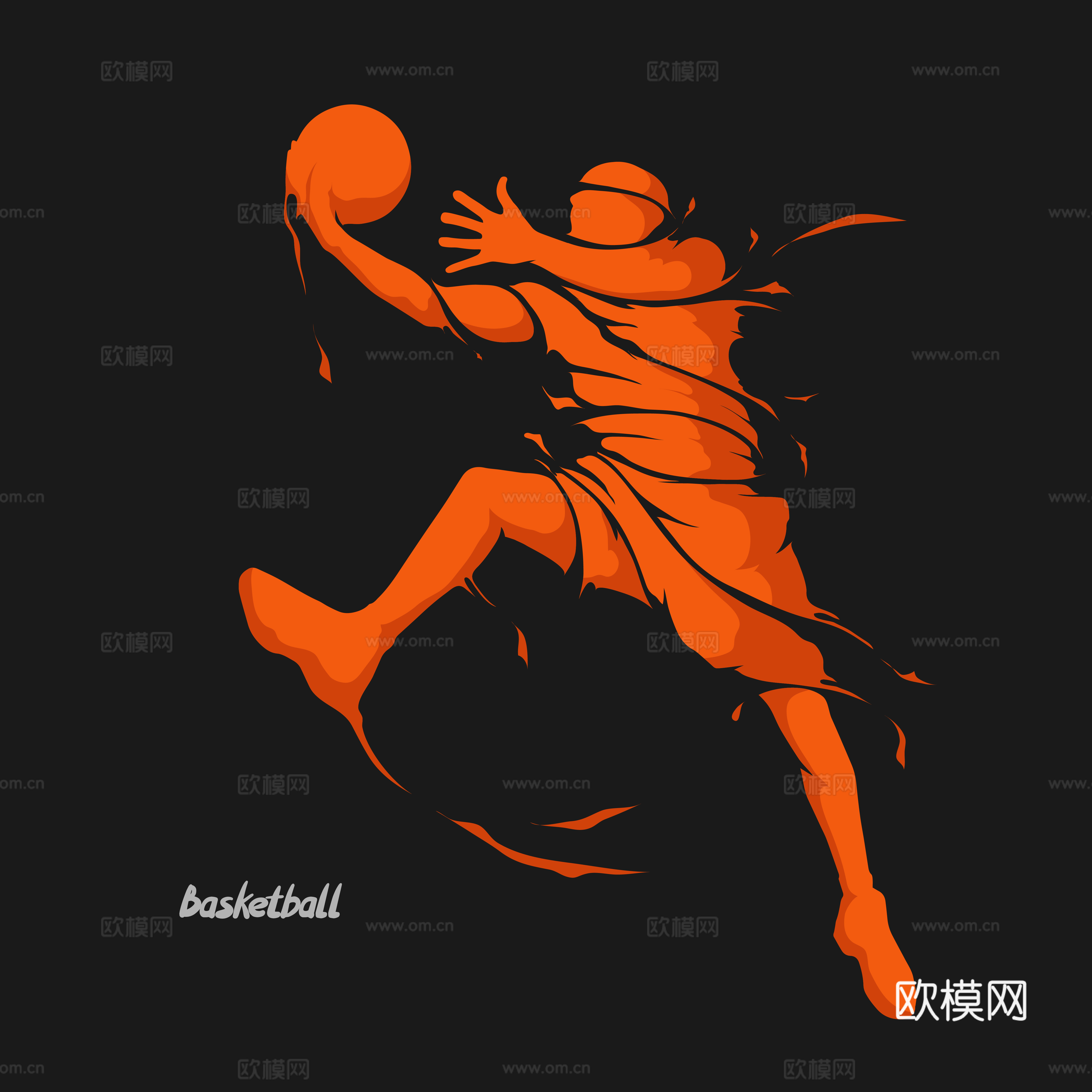 篮球运动创意广告海报61下载