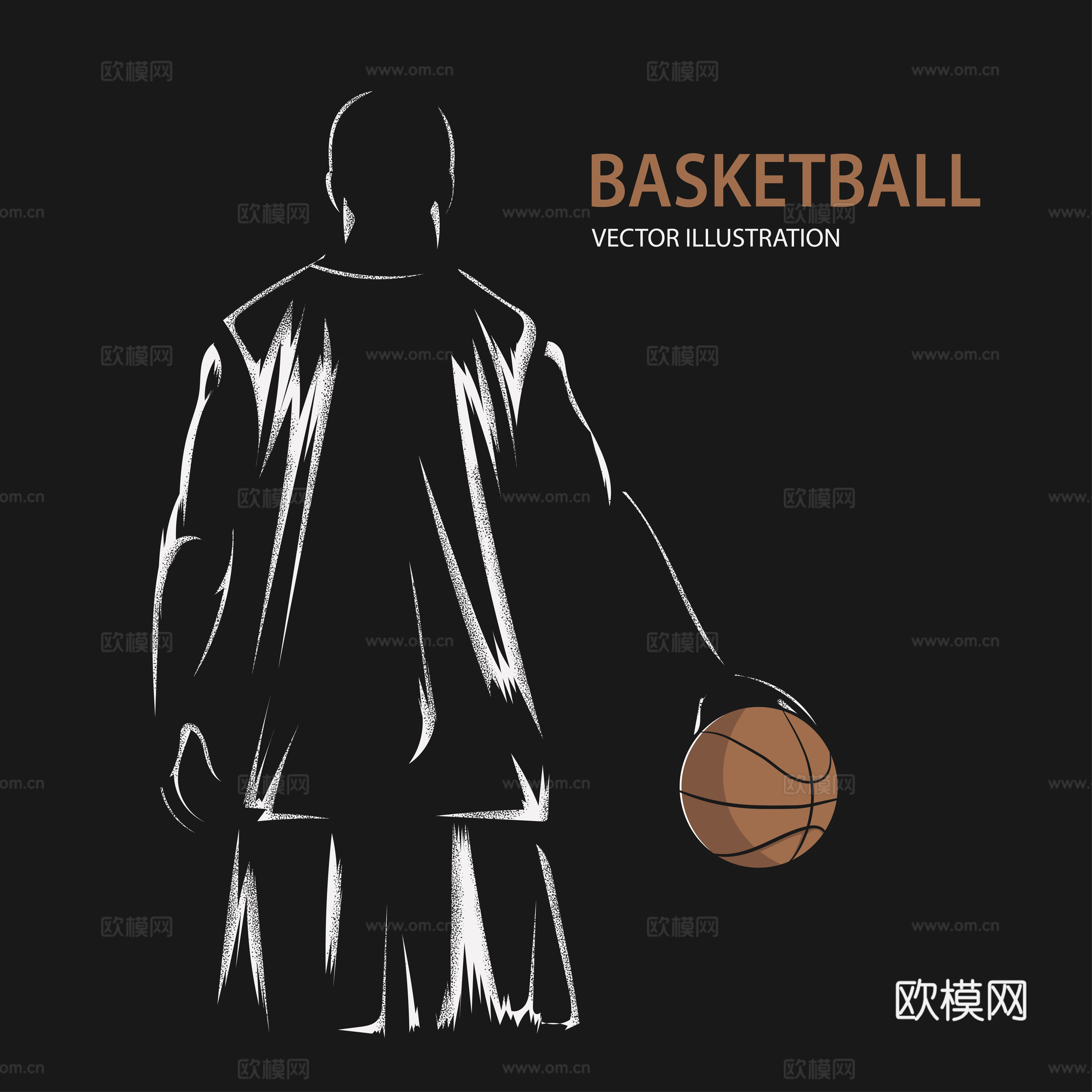 篮球运动创意广告海报27