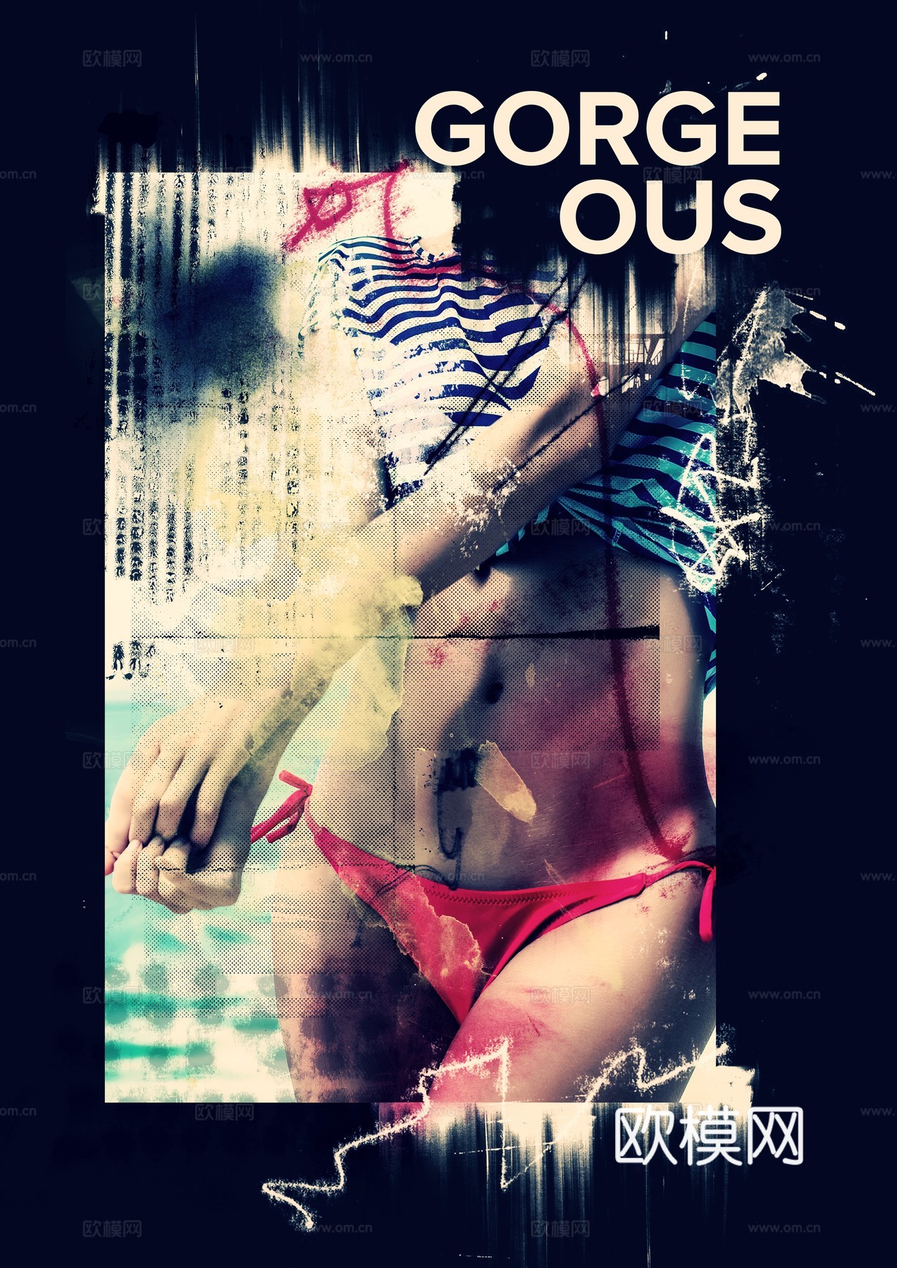 时尚创意艺术广告海报40