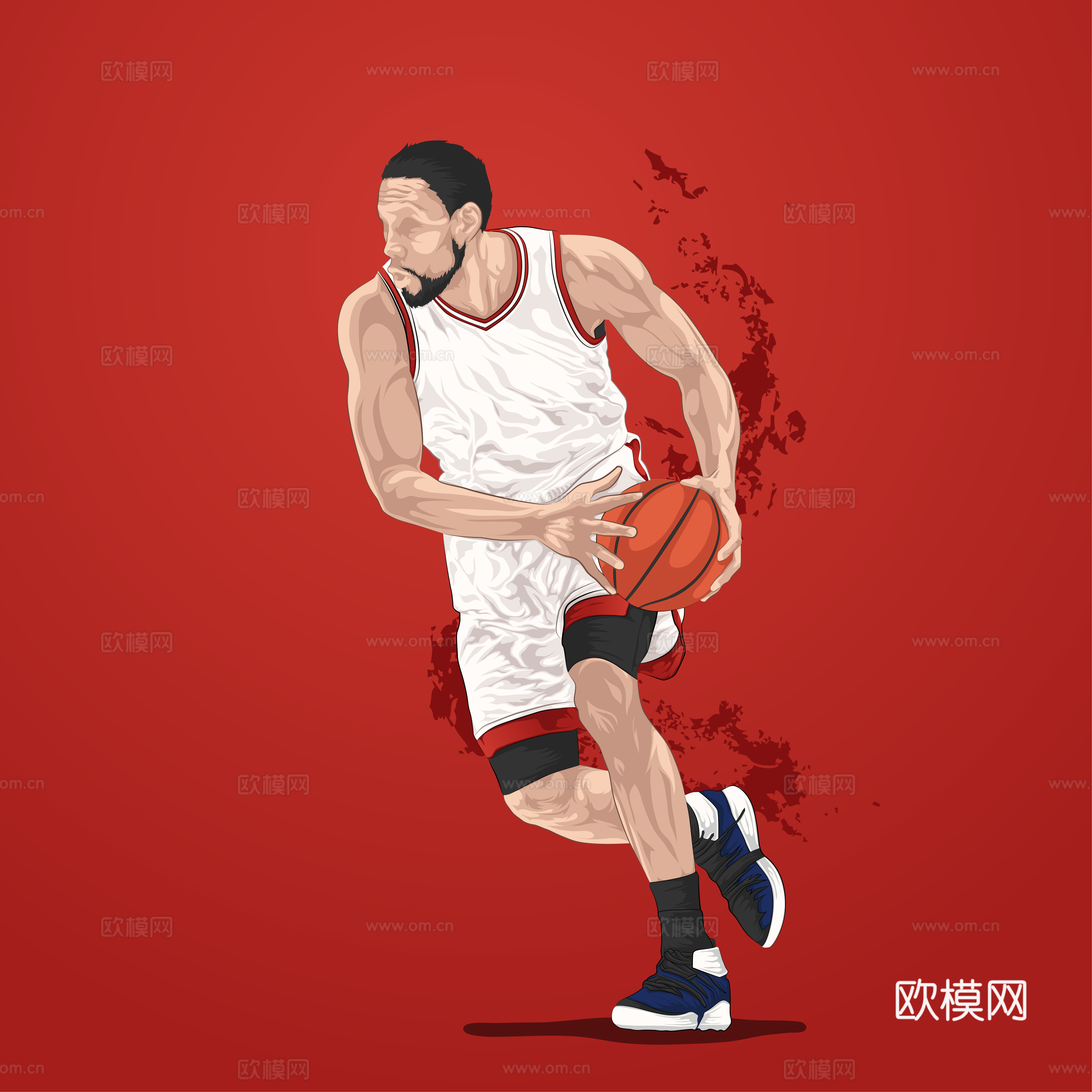 篮球运动创意广告海报78下载