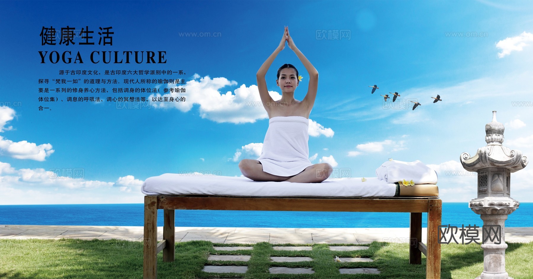 瑜伽广告海报17