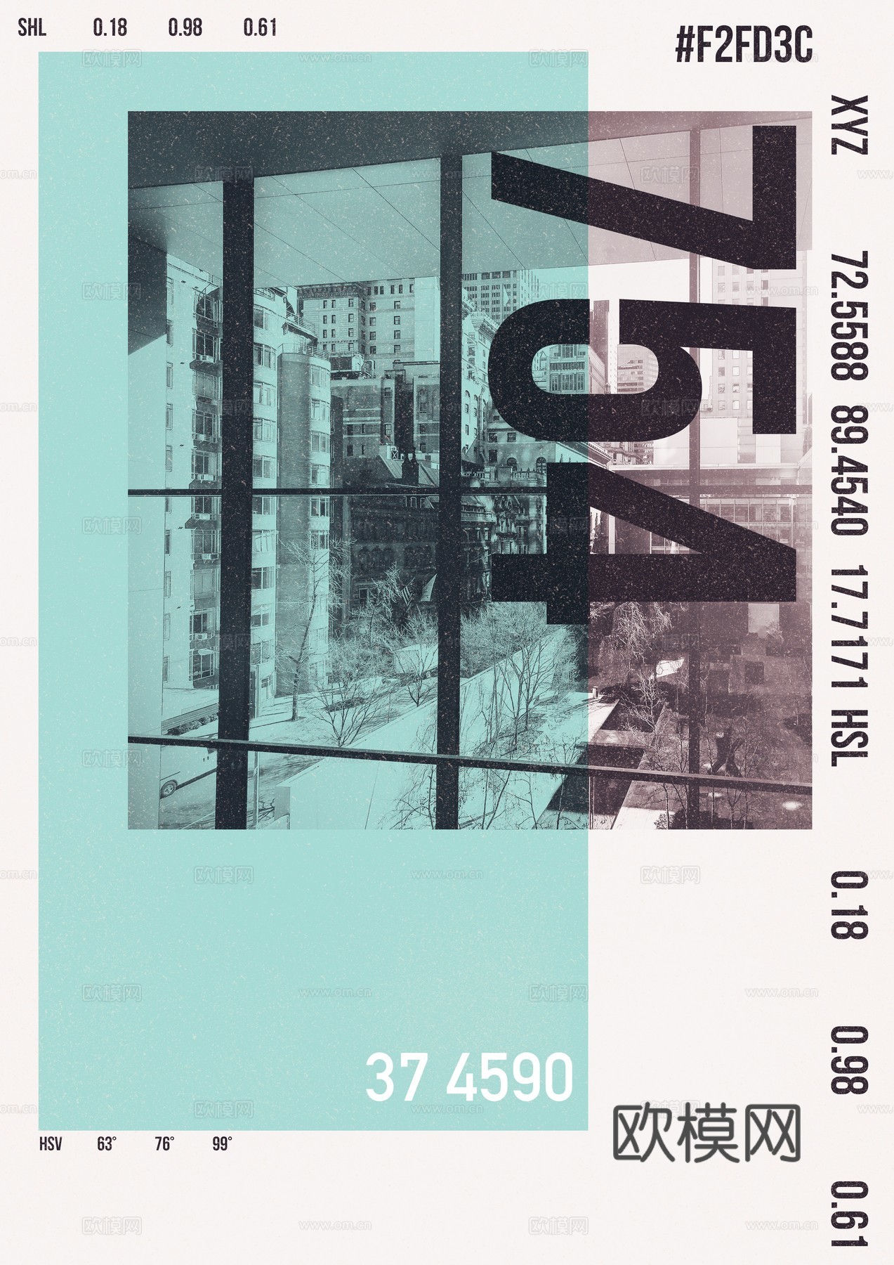 时尚创意艺术广告海报77