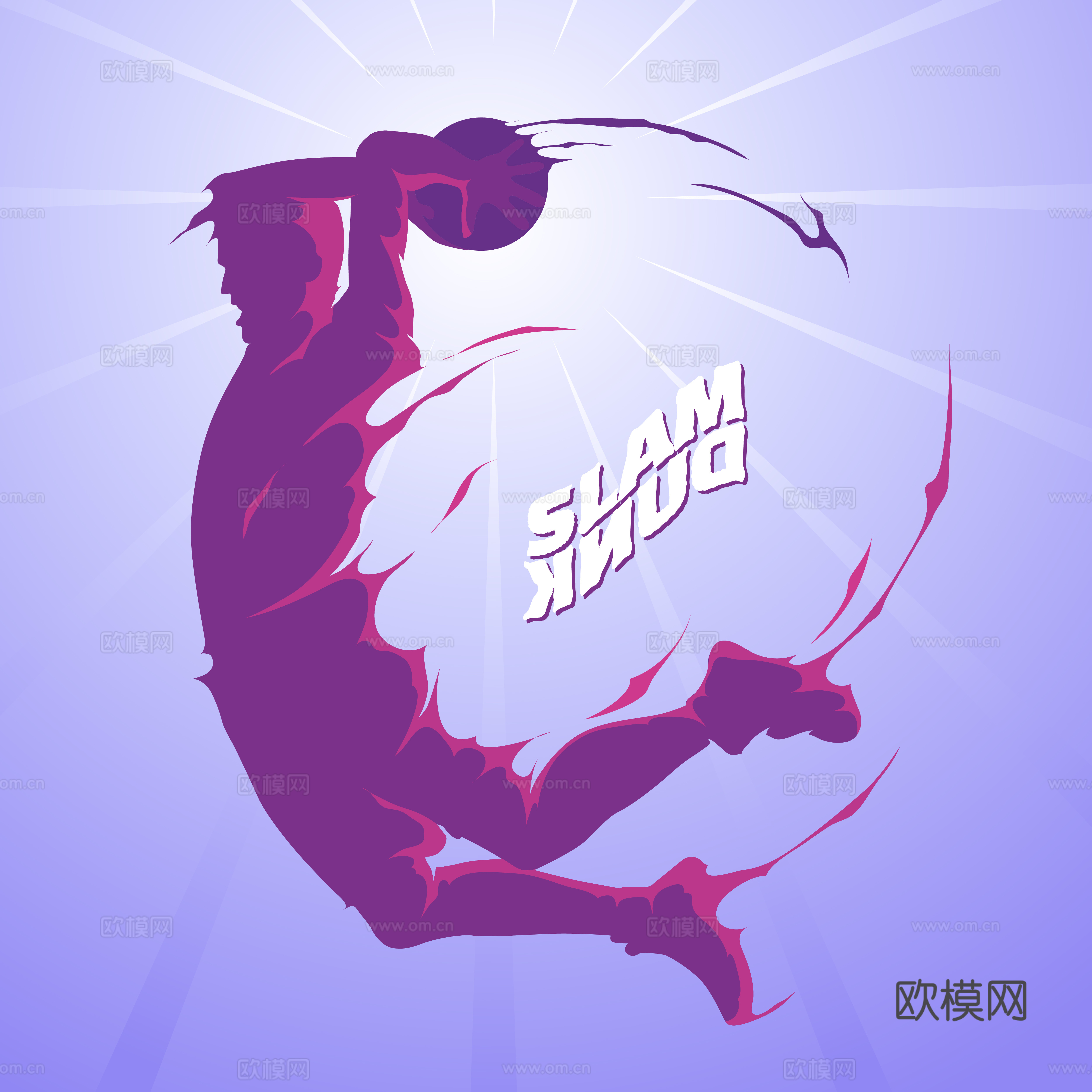 篮球运动创意广告海报4