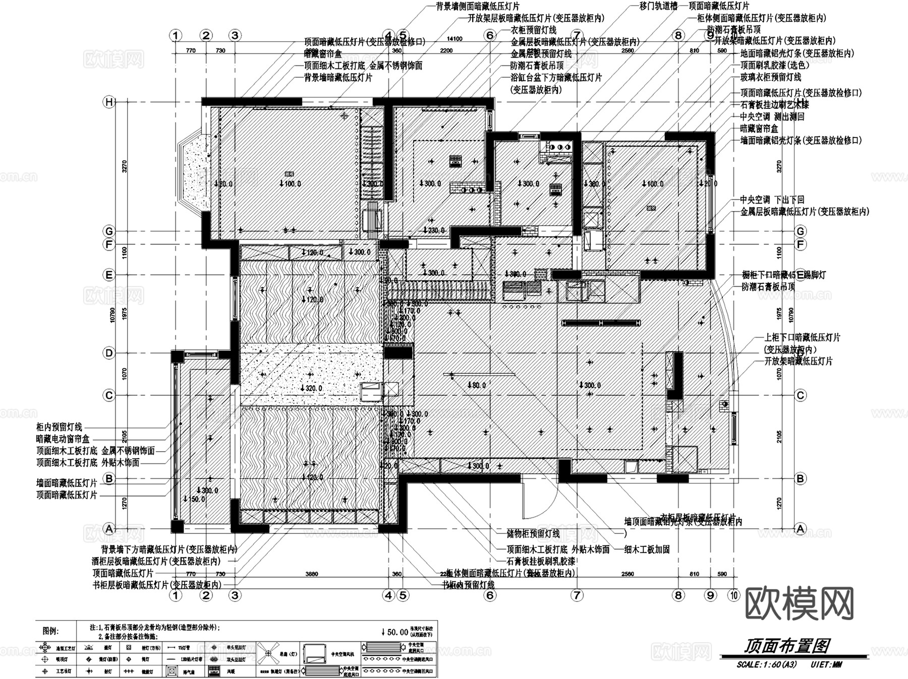 上海浦江茗园16-402现代室内家装CAD施工图+SU模型cad施工图