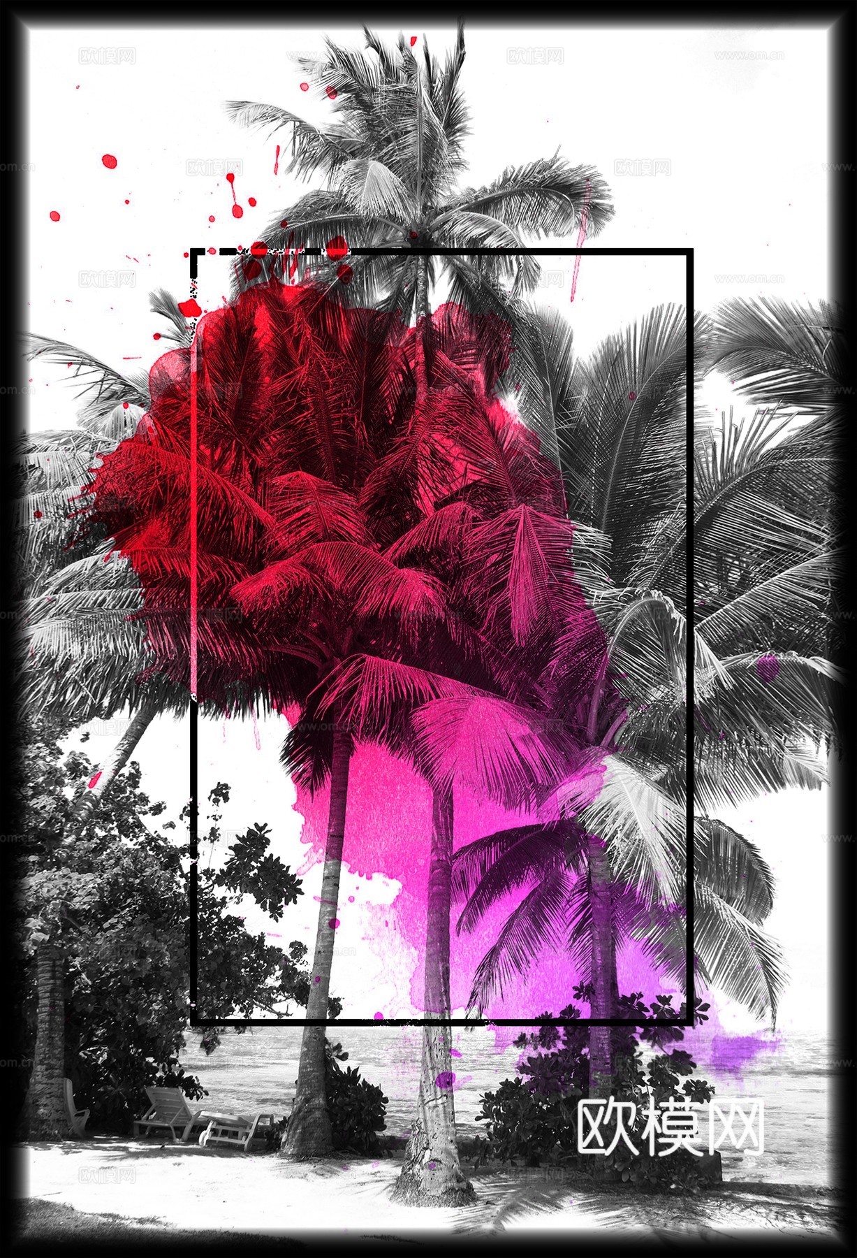 时尚创意艺术广告海报90