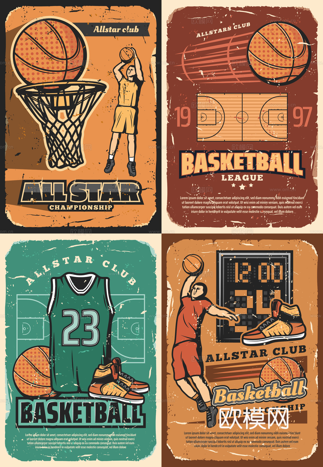 篮球运动创意广告海报19下载