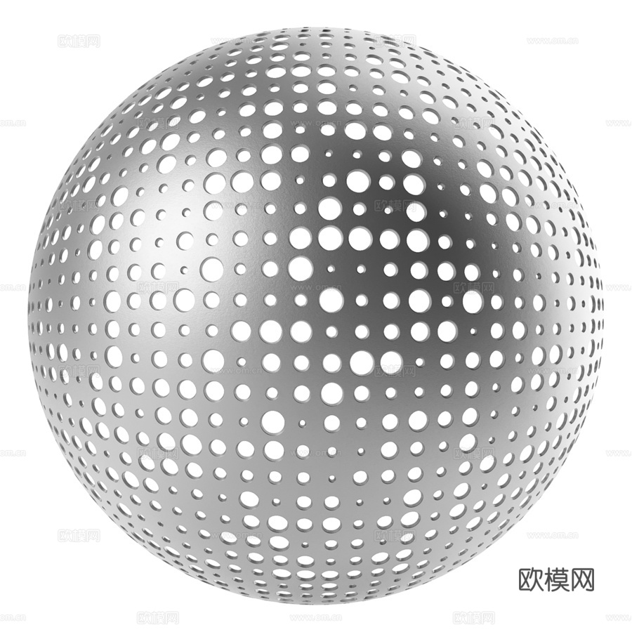 金属冲孔套装0503d模型下载（渲染图4）