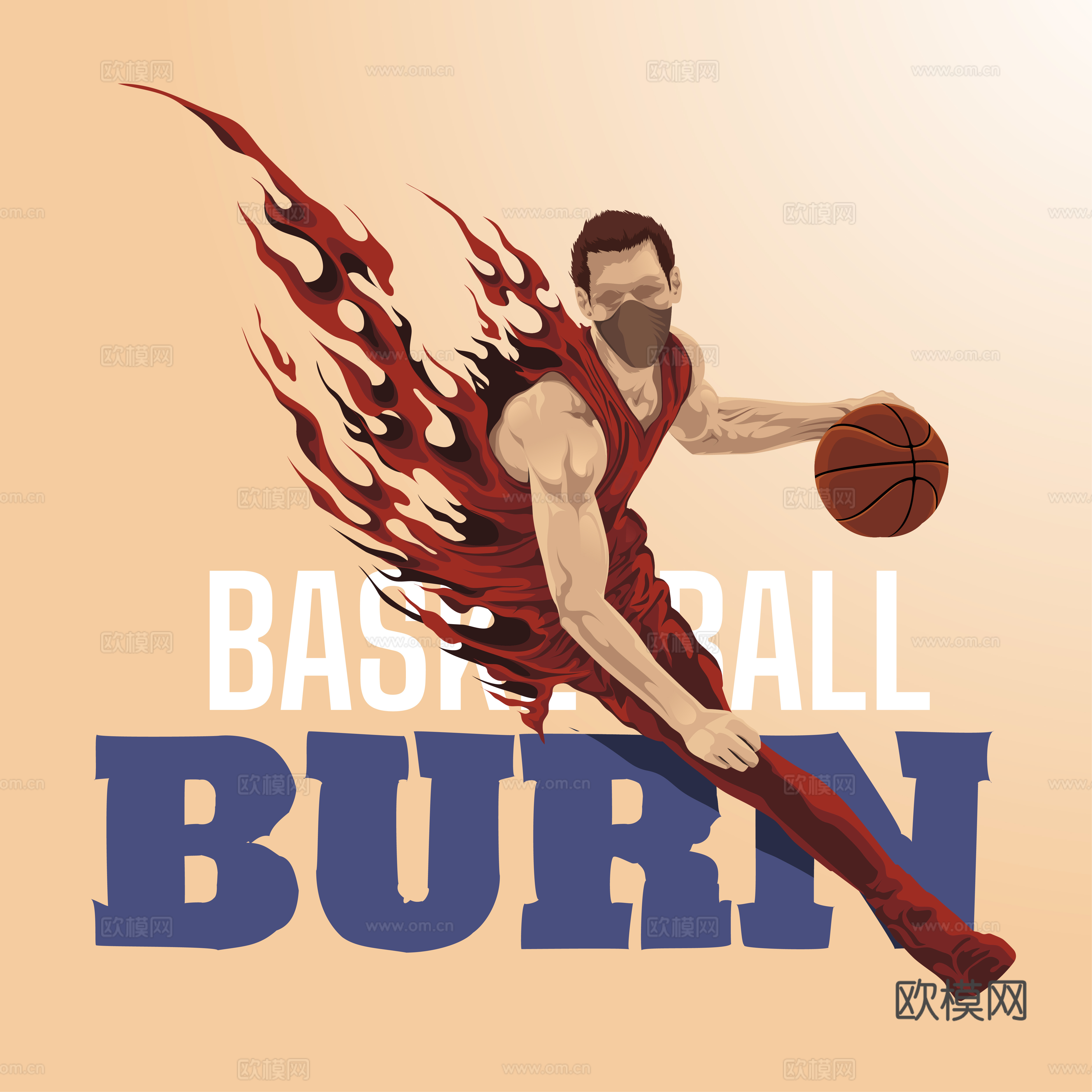篮球运动创意广告海报86下载