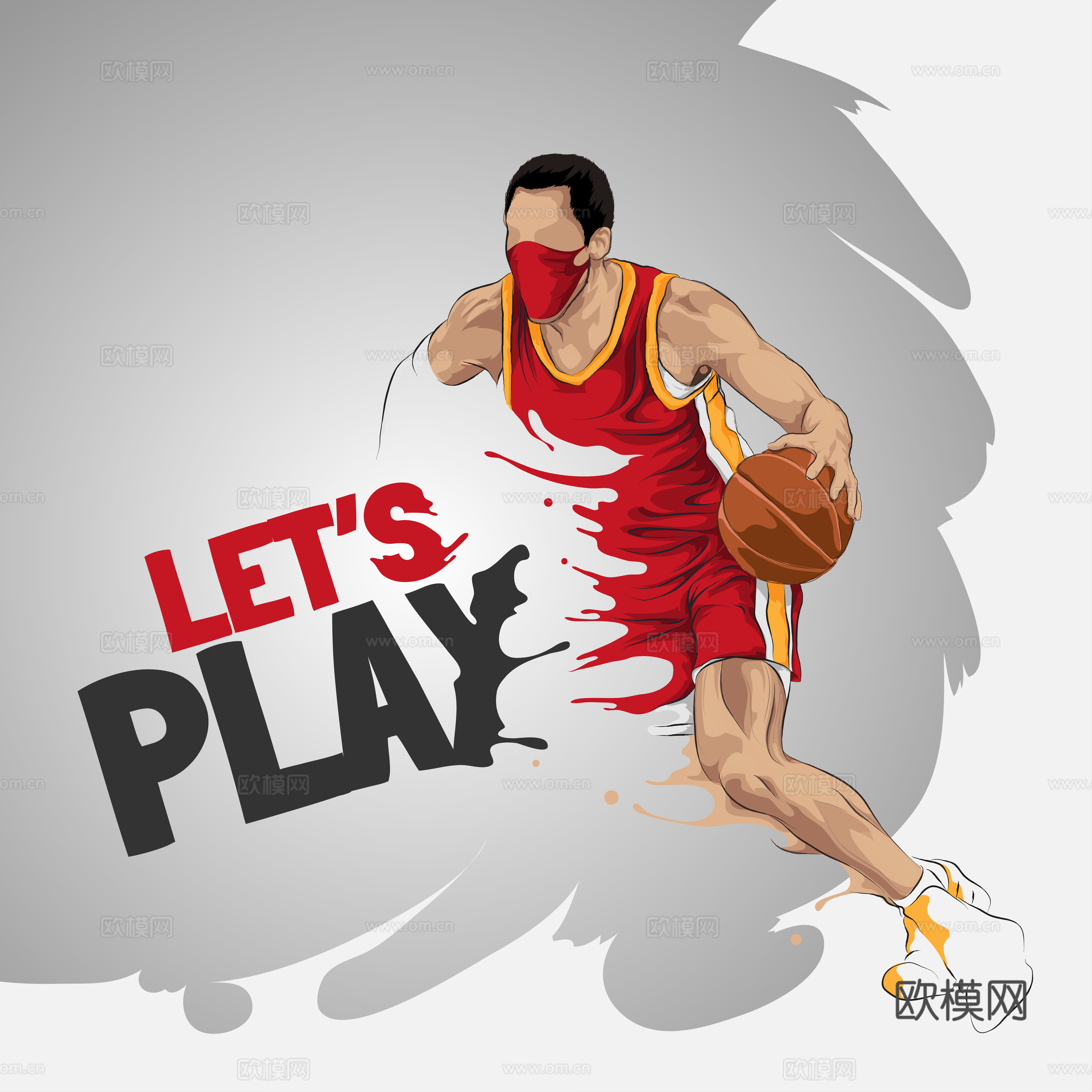 篮球运动创意广告海报104下载