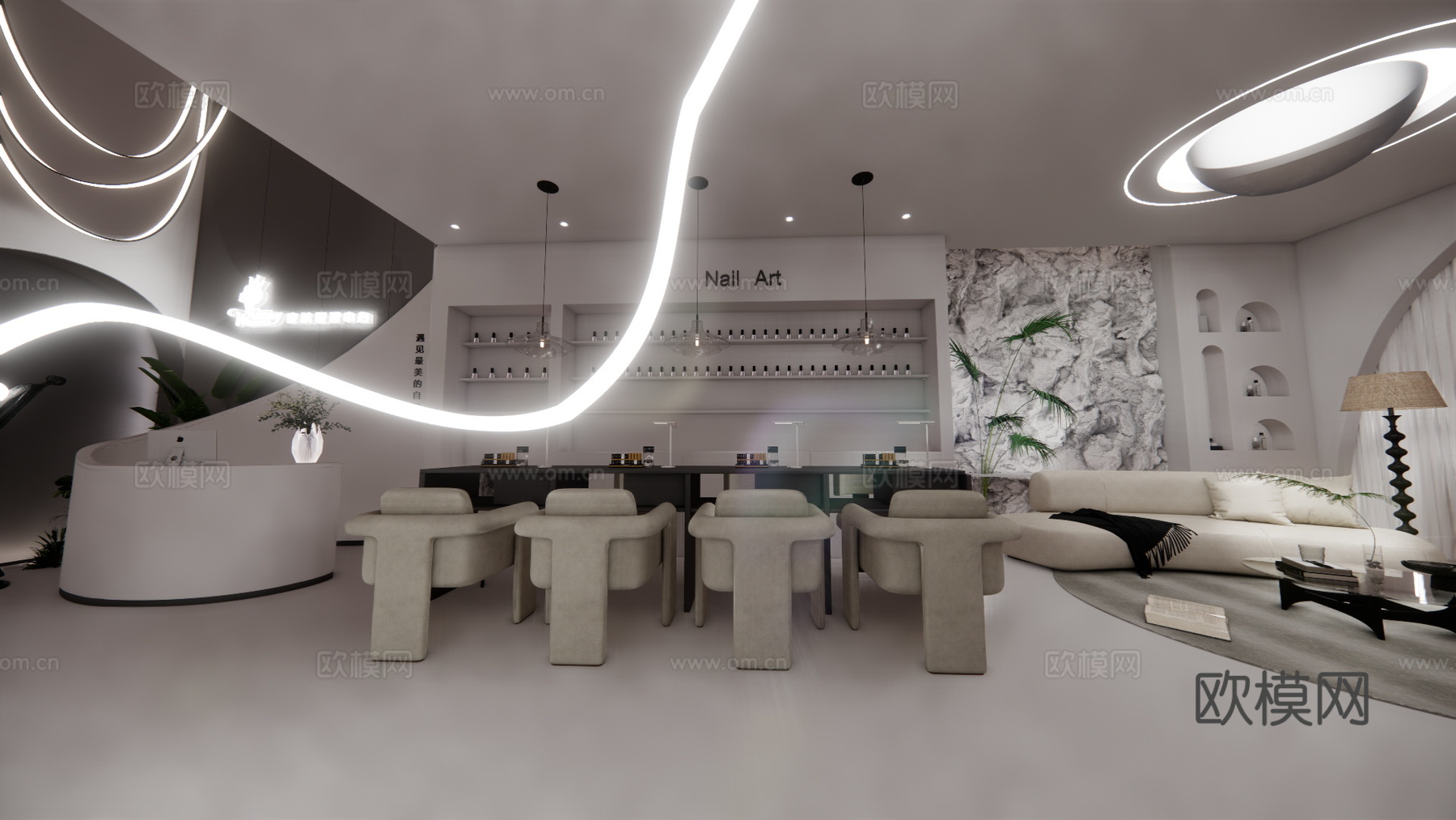 台球 体育馆 展厅su模型