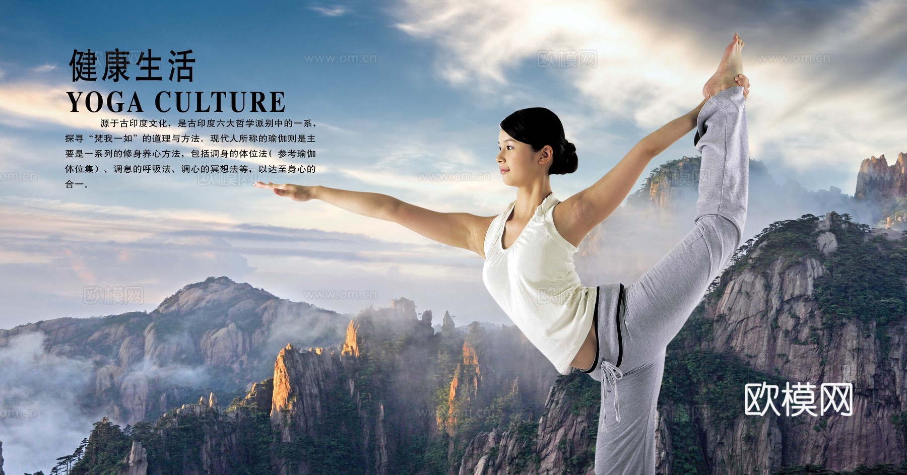 瑜伽广告海报13