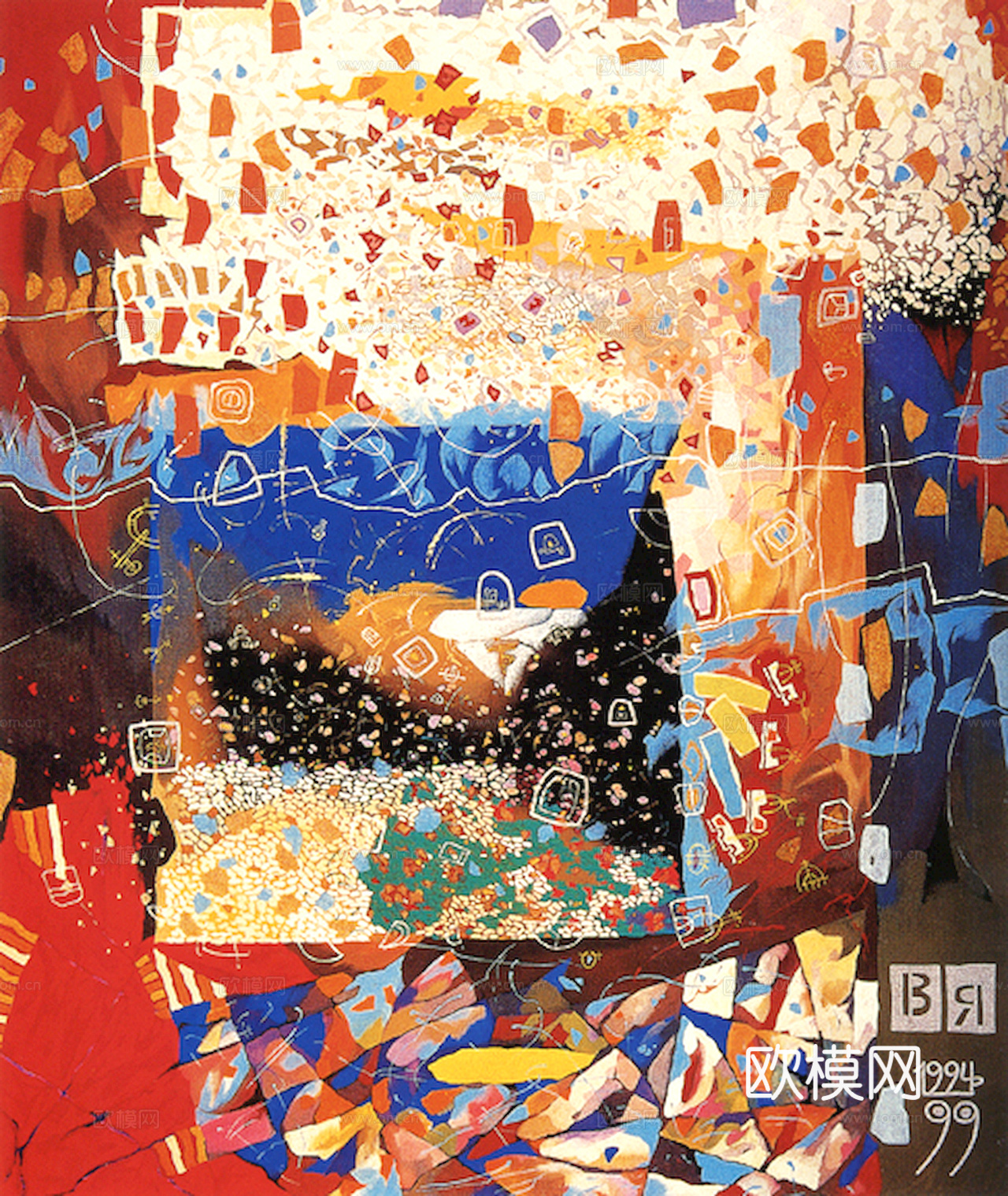 中式新中式挂画壁画字画山水花鸟背景墙壁纸装饰画油画下载