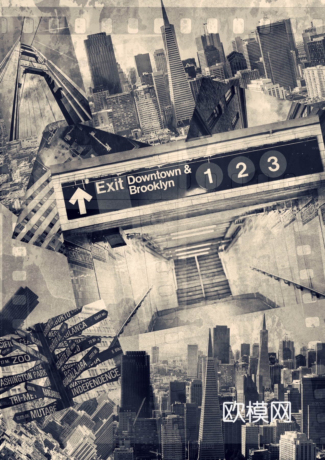 时尚创意艺术广告海报55