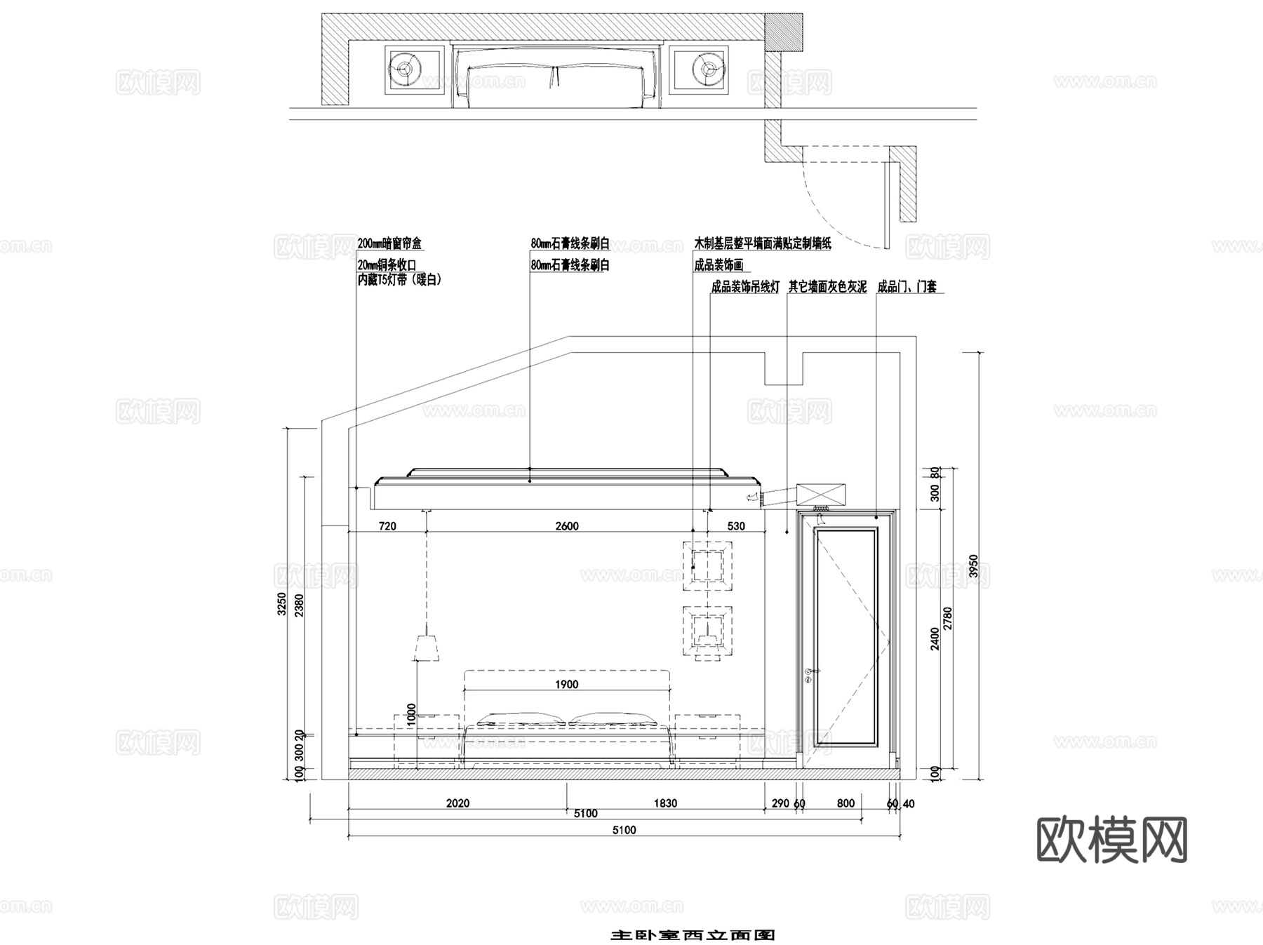 碧桂园欧式都市古堡二层别墅复式挑空室内家装CAD施工图cad施工图