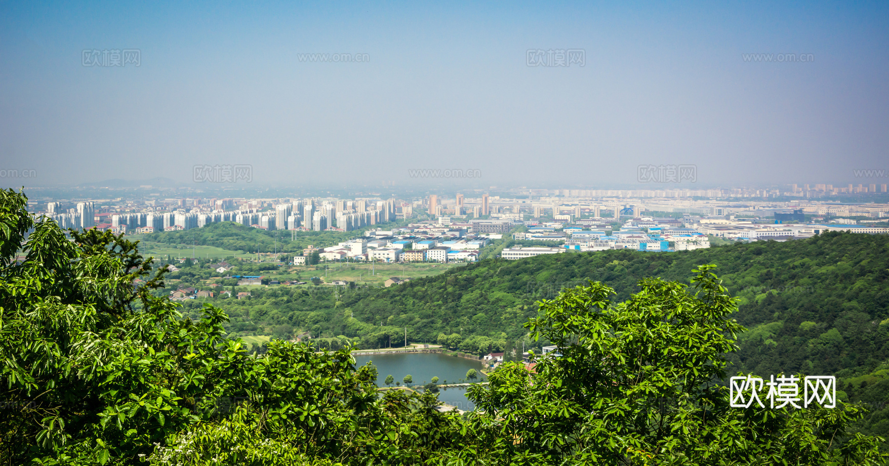 高清白天城市外景