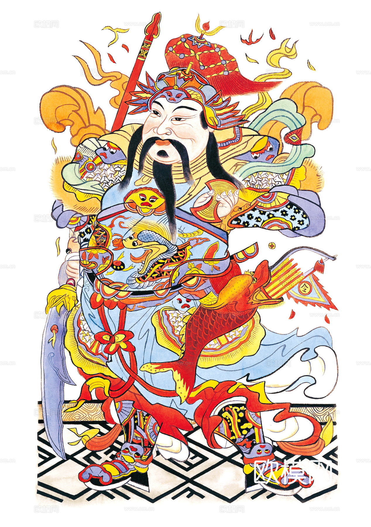 中式新中式挂画壁画字画山水花鸟背景墙壁纸装饰画油画下载