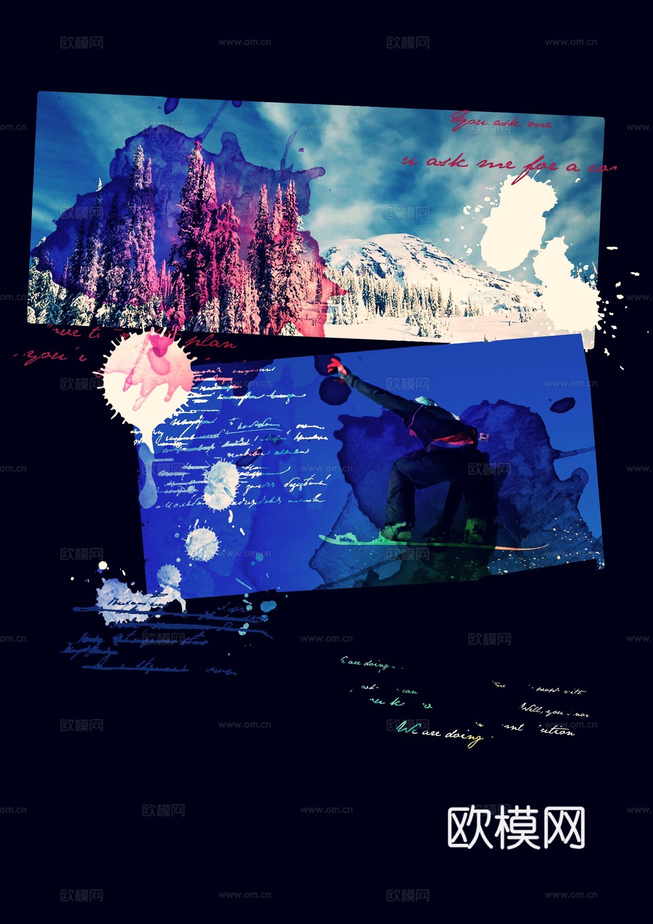 时尚创意艺术广告海报67下载