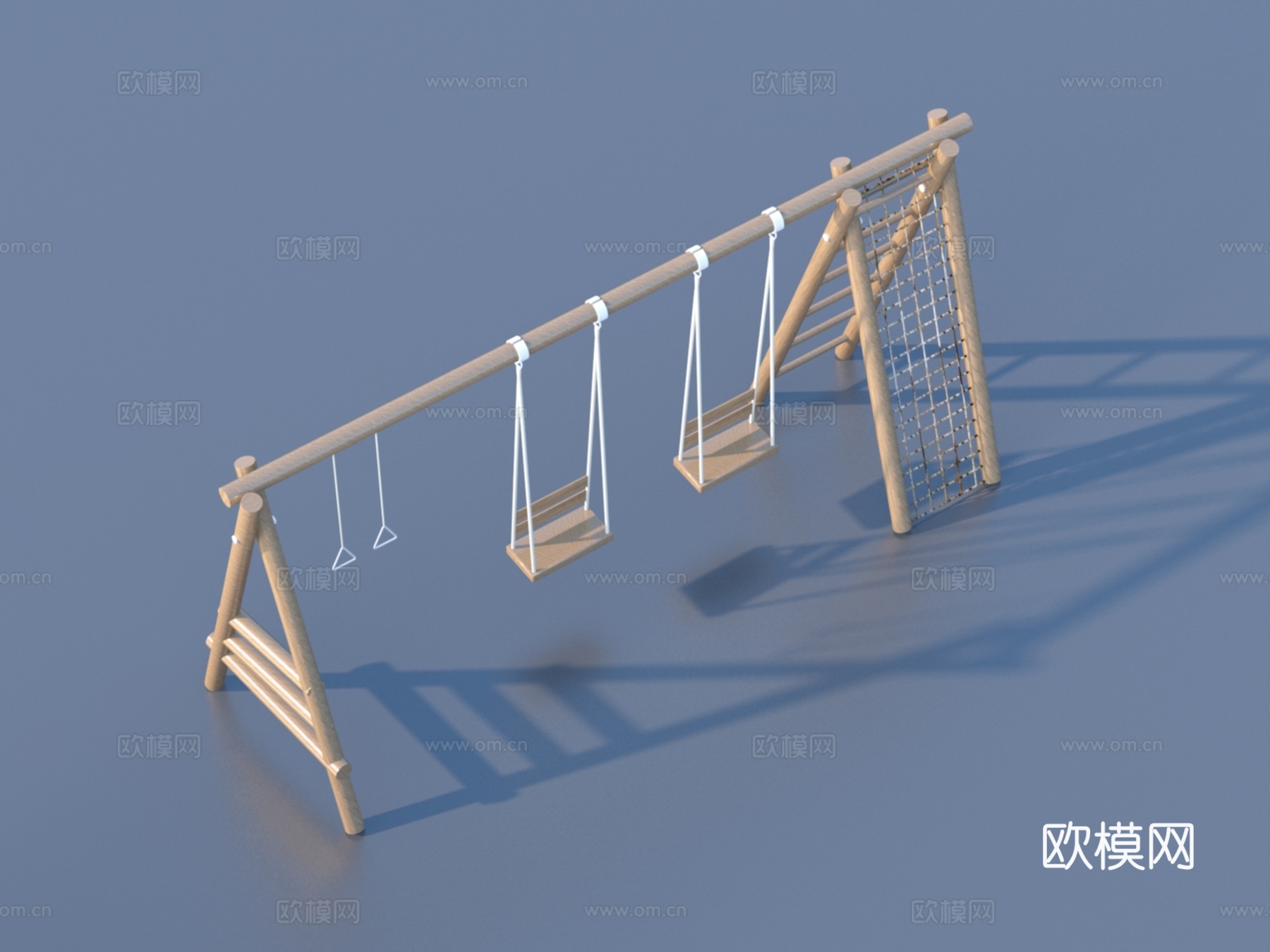 儿童器材 游乐设施3d模型下载