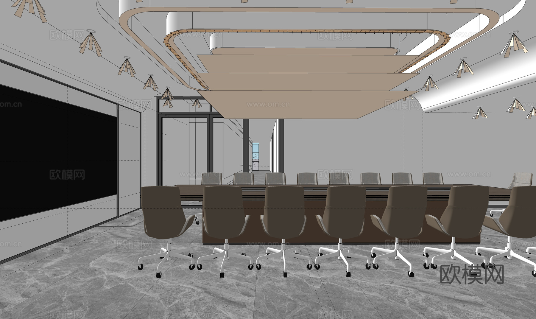 剧院 电影院 健身房 幼儿园 培训机构su模型