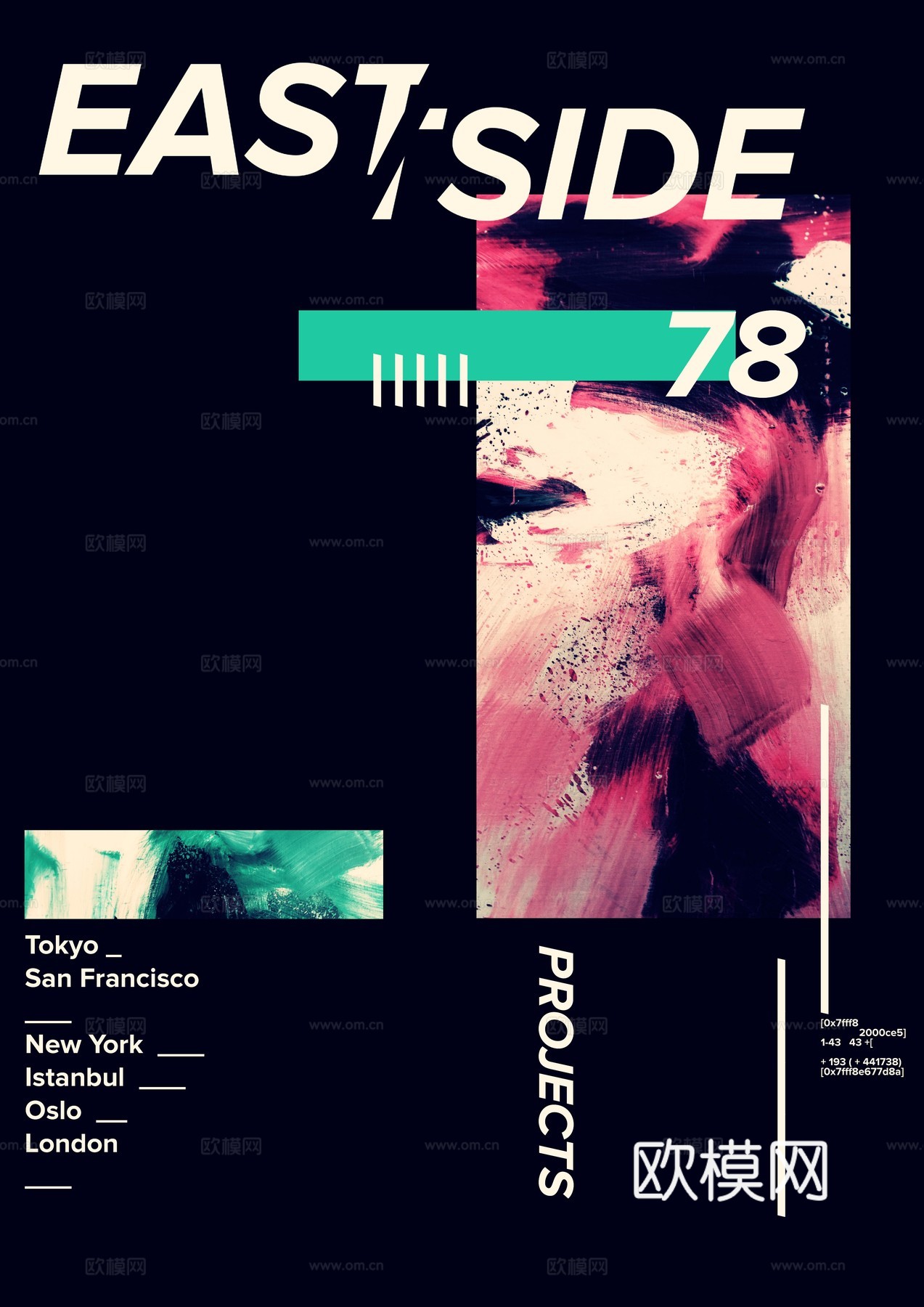 时尚创意艺术广告海报114