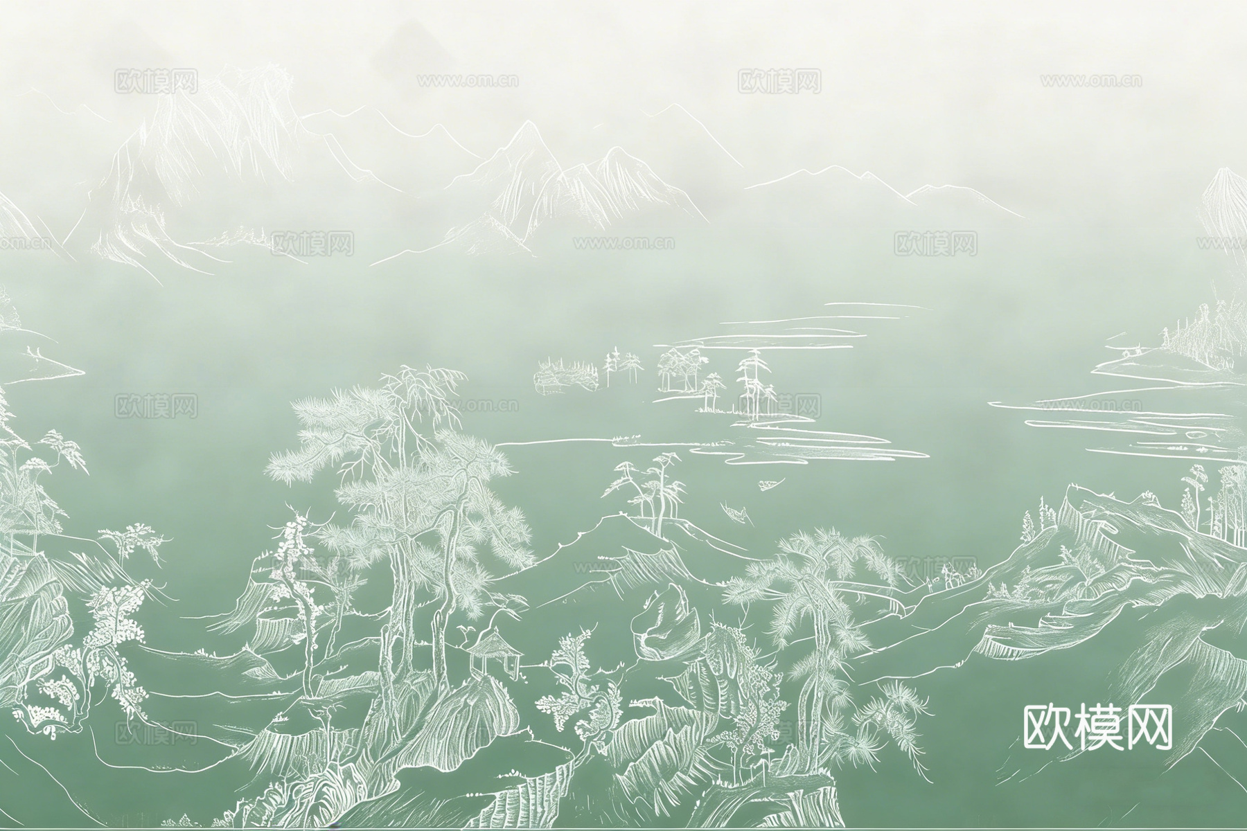 新中式宋氏美学中式壁纸