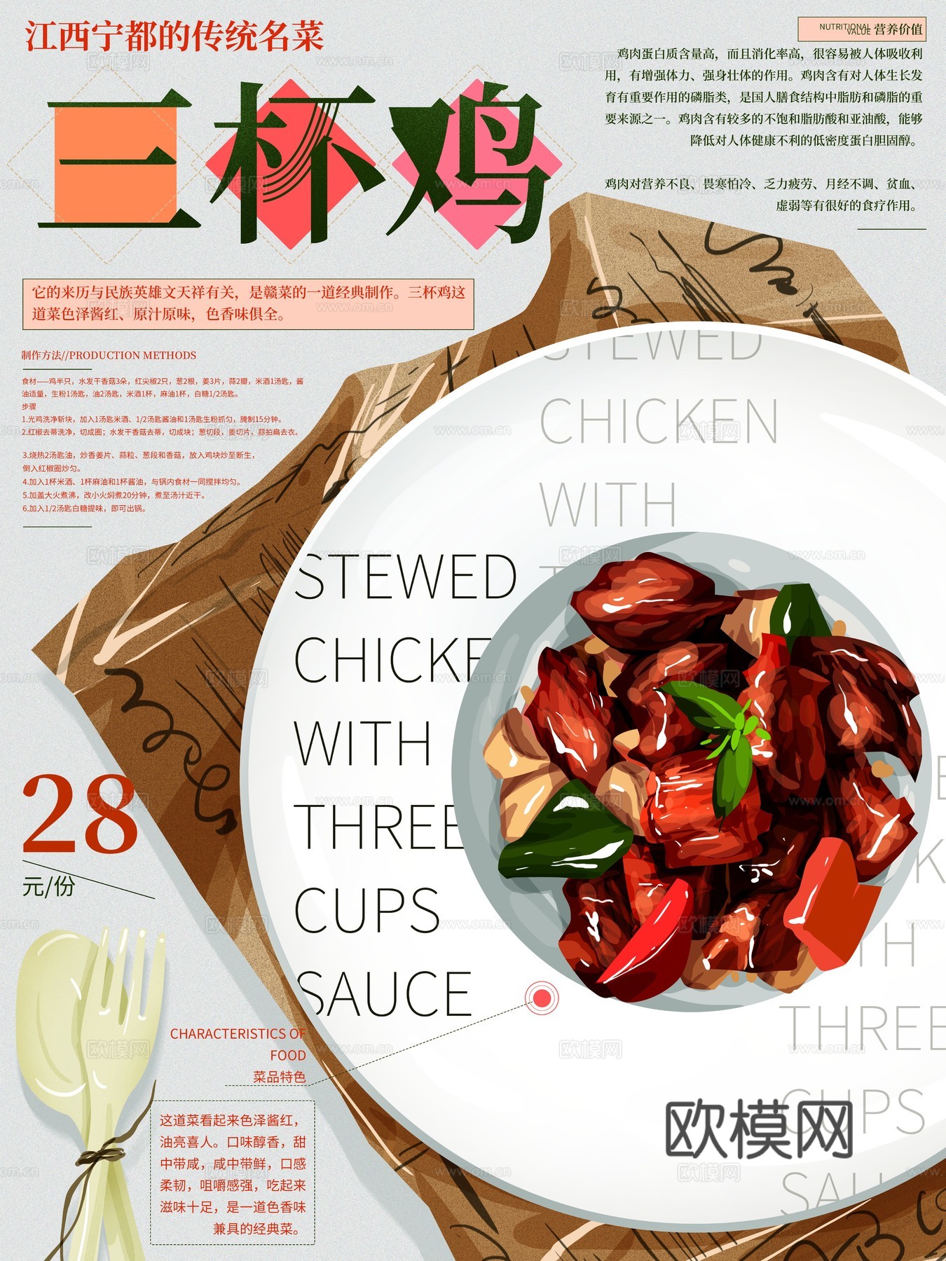 美食广告海报332下载