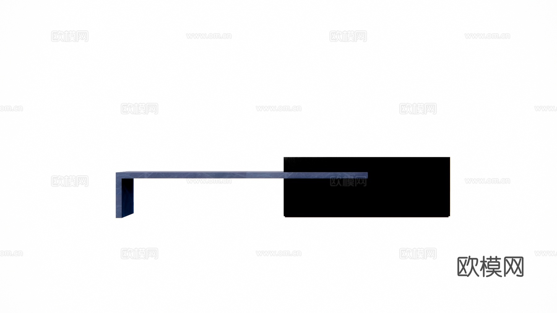酒店前台 前台接待 大厅 办公空间 电脑su模型