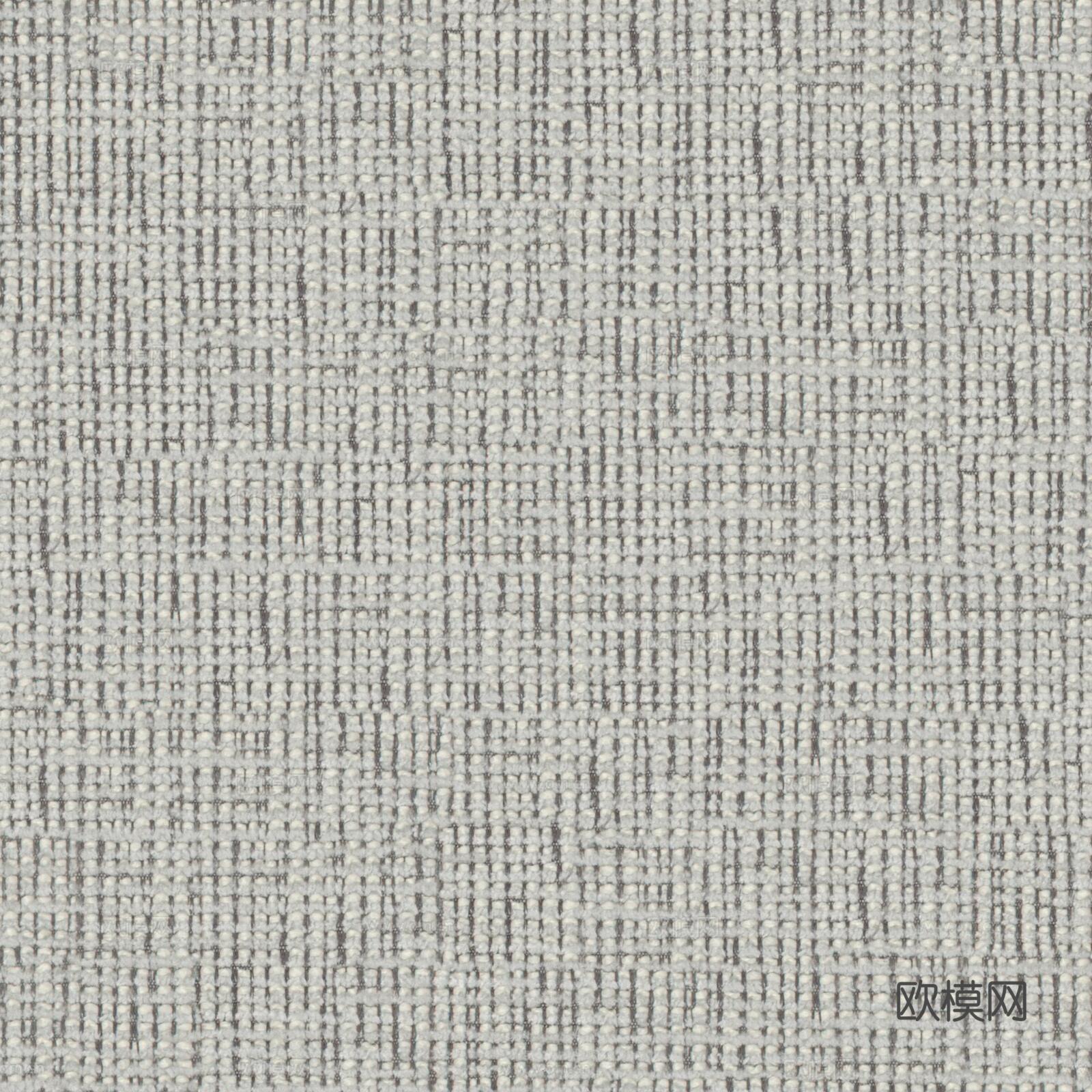 灰色颗粒感棉麻布纹面料