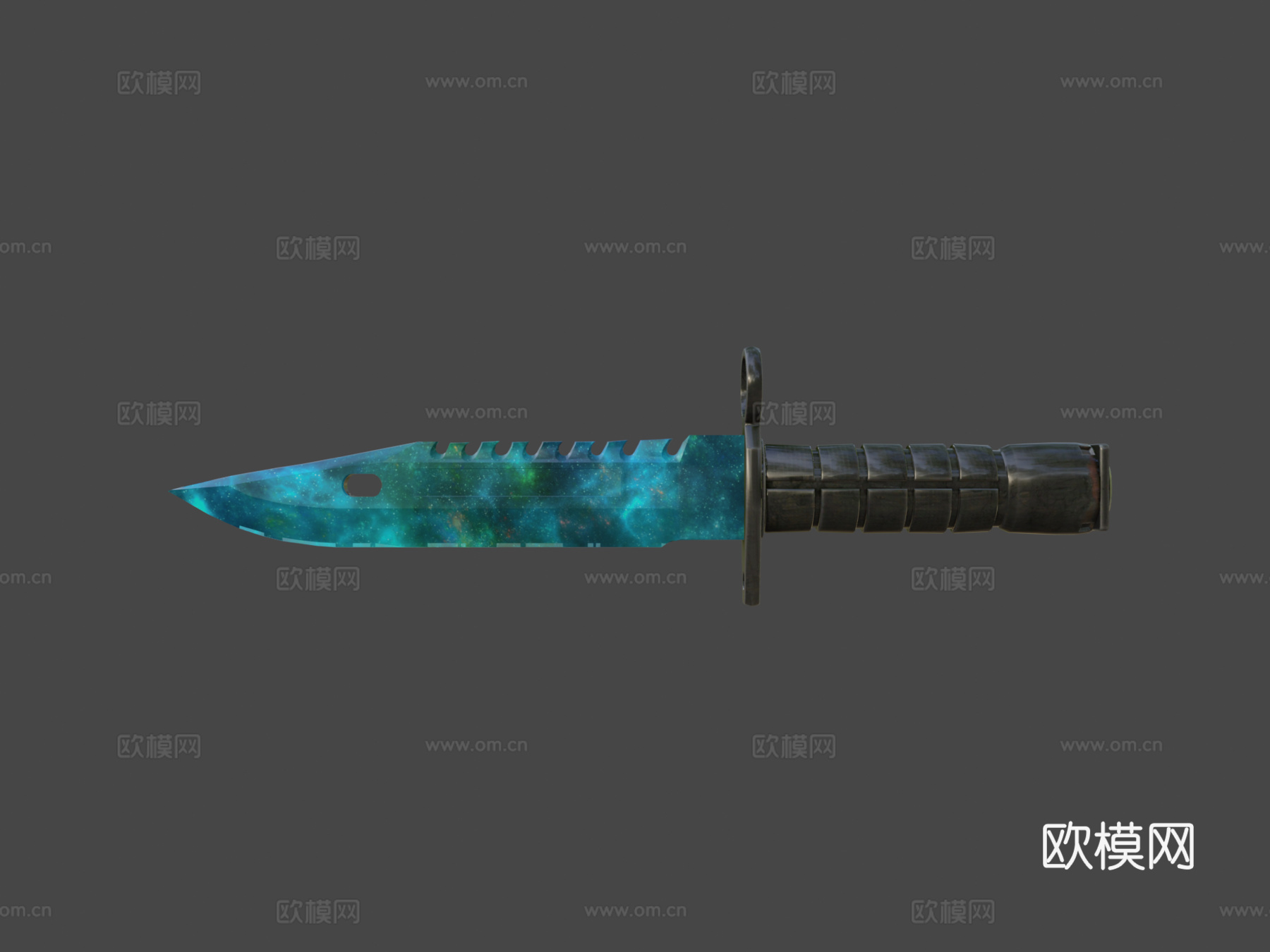 M9刺刀星云3d模型下载（渲染图7）