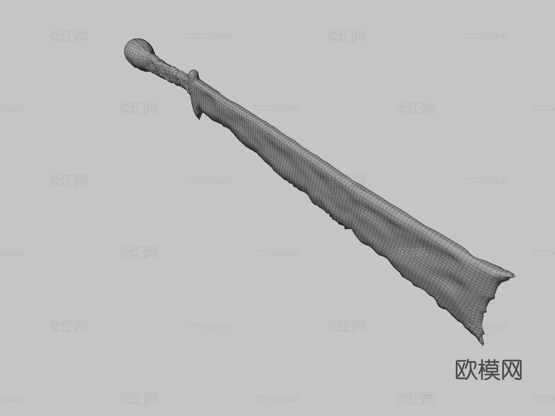 恶魔之剑3d模型下载（渲染图3）