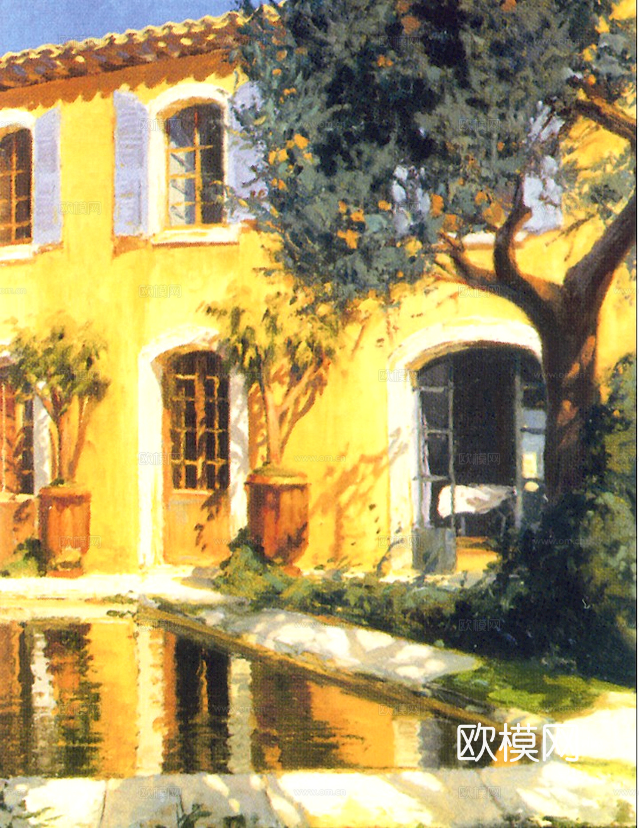 中式新中式挂画壁画字画山水花鸟背景墙壁纸装饰画油画下载