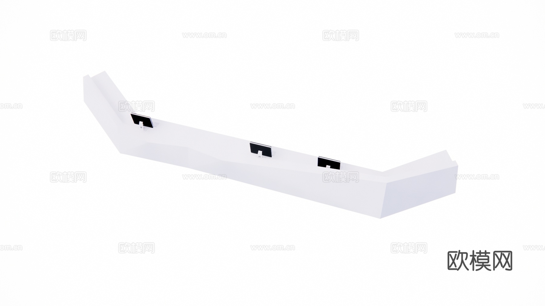 办公 公司前台 办公空间 大厅su模型