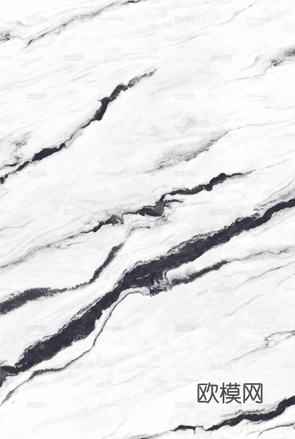 熊猫白连纹大理石