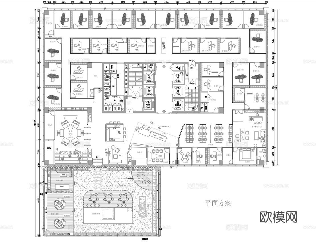 网红直播室 工作室 直播间  最新全套施工图合集cad施工图