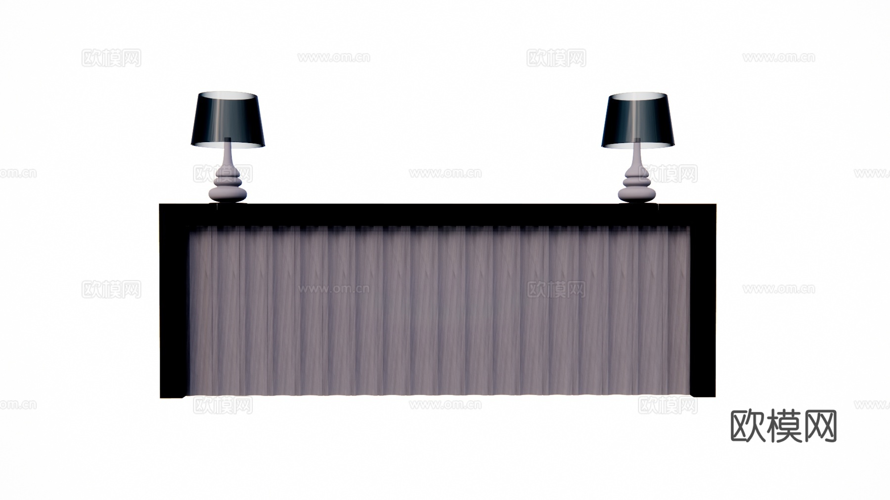 办公 展厅 办公空间 大厅 公司前台su模型