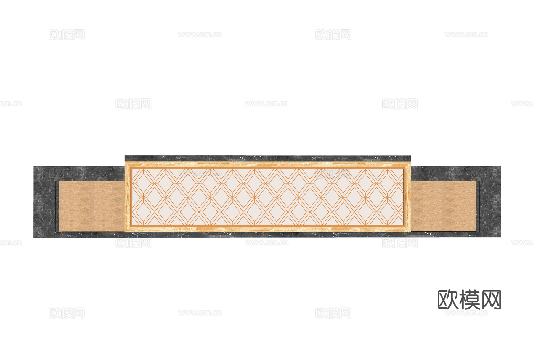 前台 前台接待 办公室 酒店前台 电脑 公司前台su模型