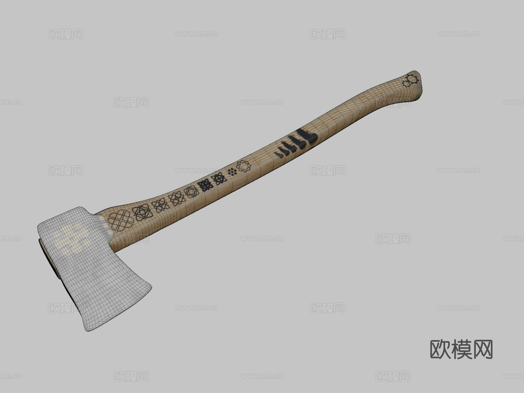 斧CG模型3d模型下载（渲染图2）