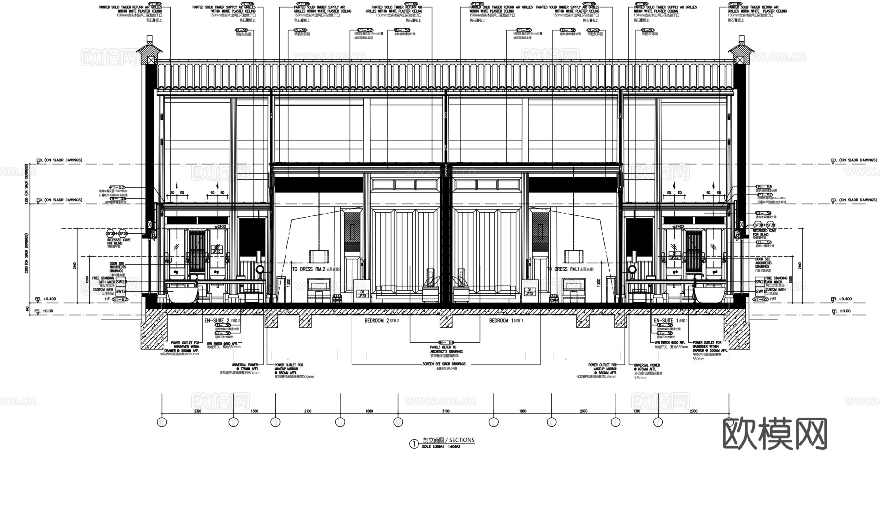 民宿平面图cadcad施工图