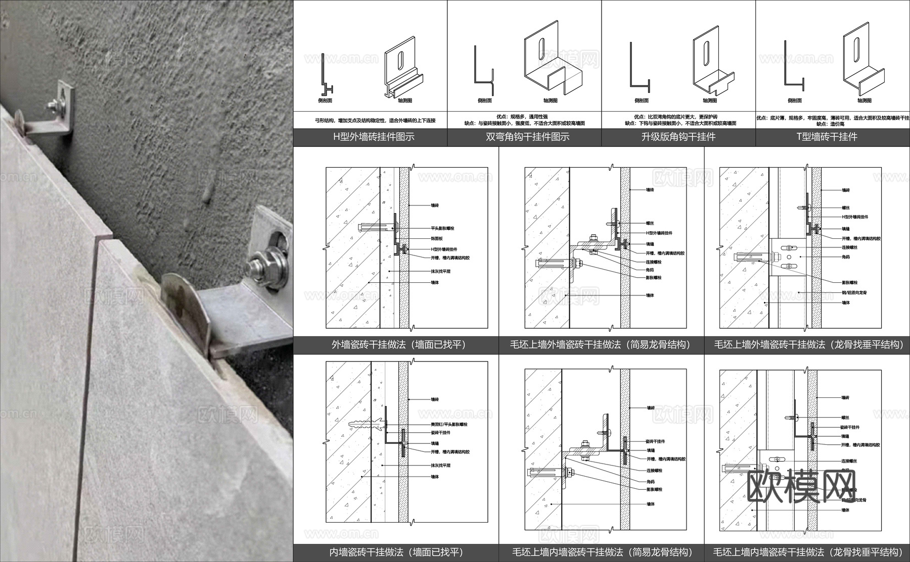 墙面通用做法CADcad施工图
