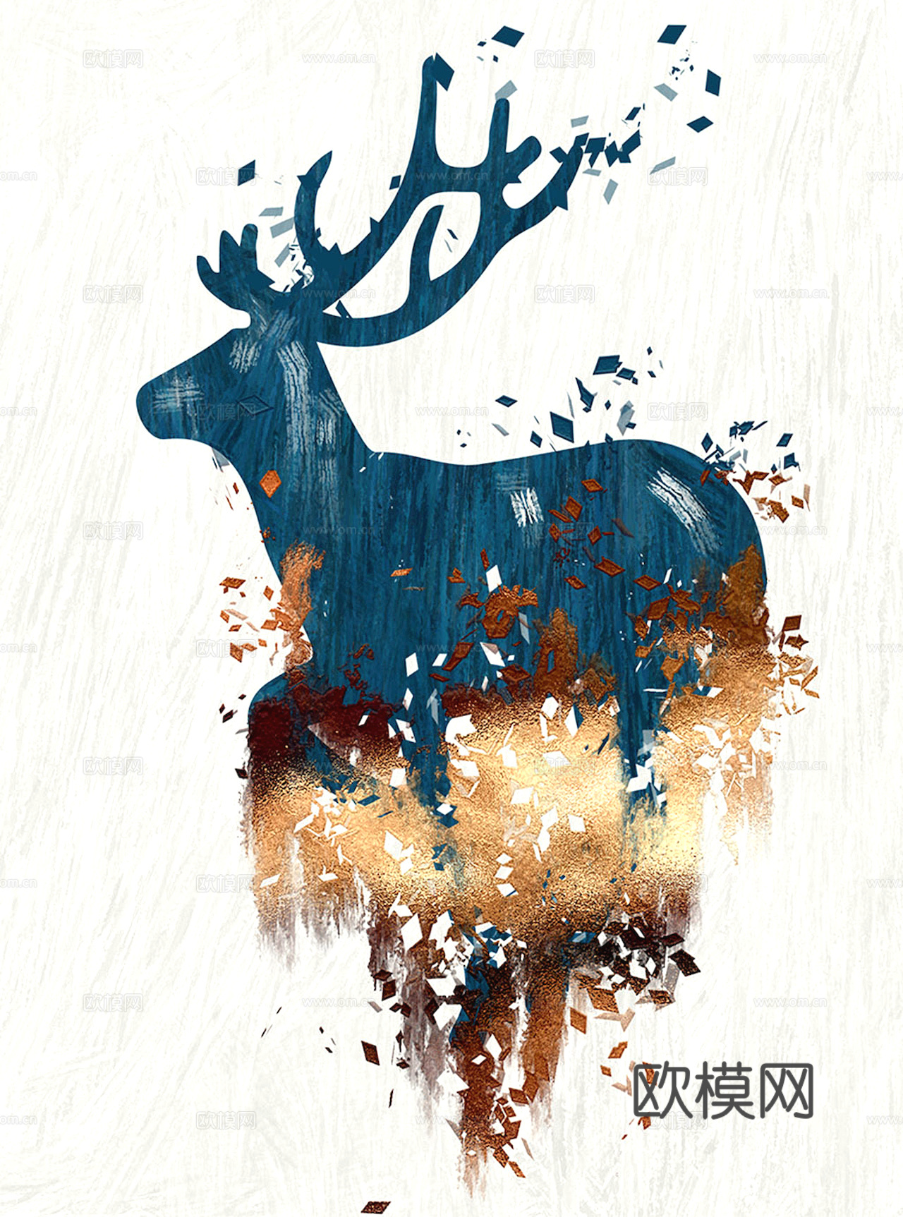 中式新中式挂画壁画字画山水花鸟背景墙壁纸装饰画油画下载