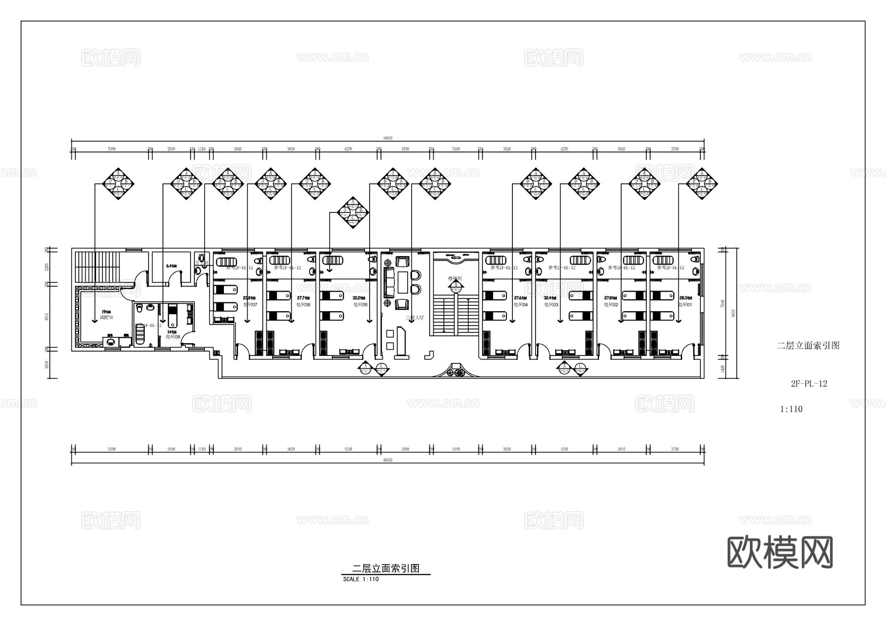 中医馆 最新全套施工图合集cad施工图