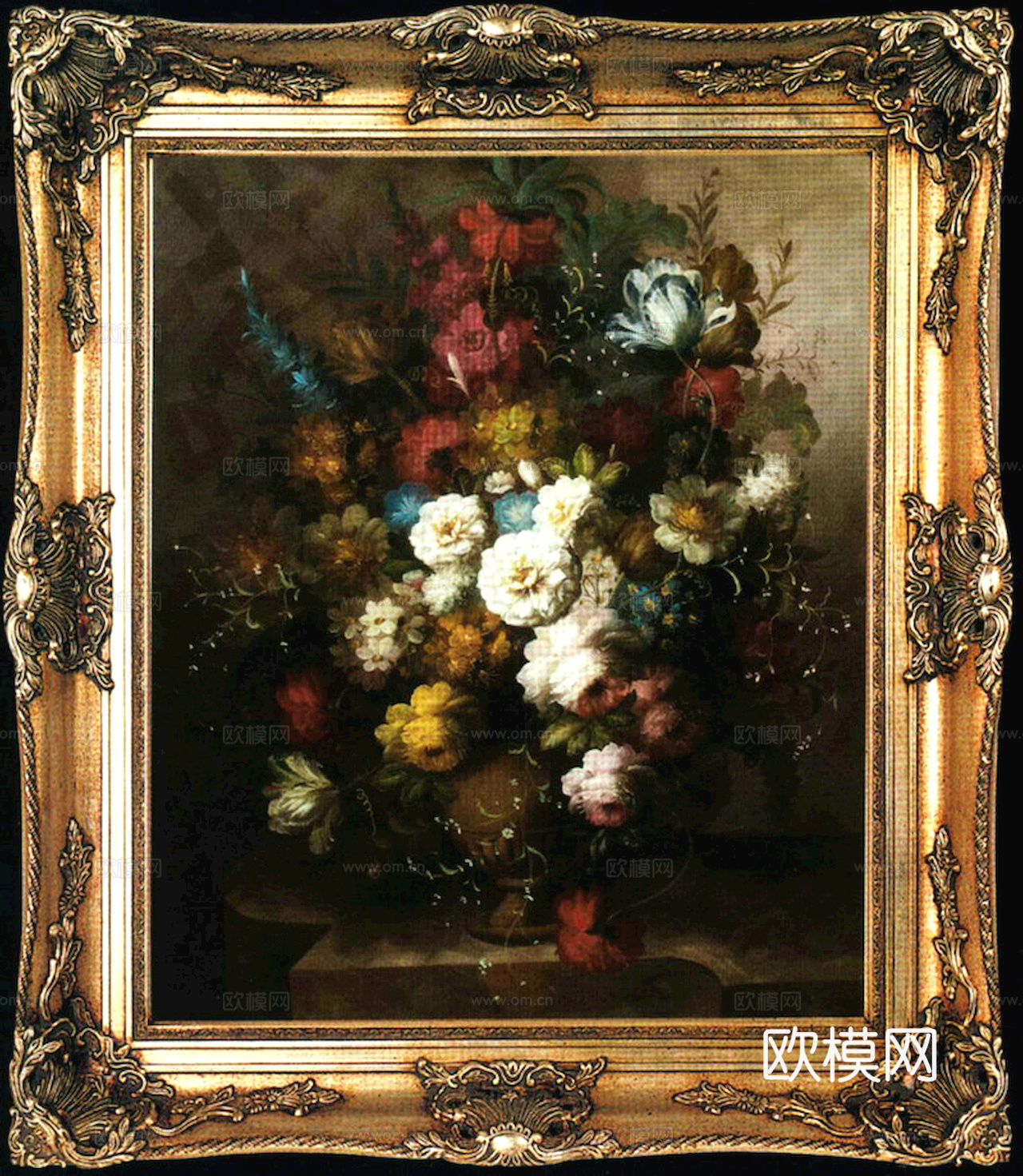 中式新中式挂画壁画字画山水花鸟背景墙壁纸装饰画油画下载