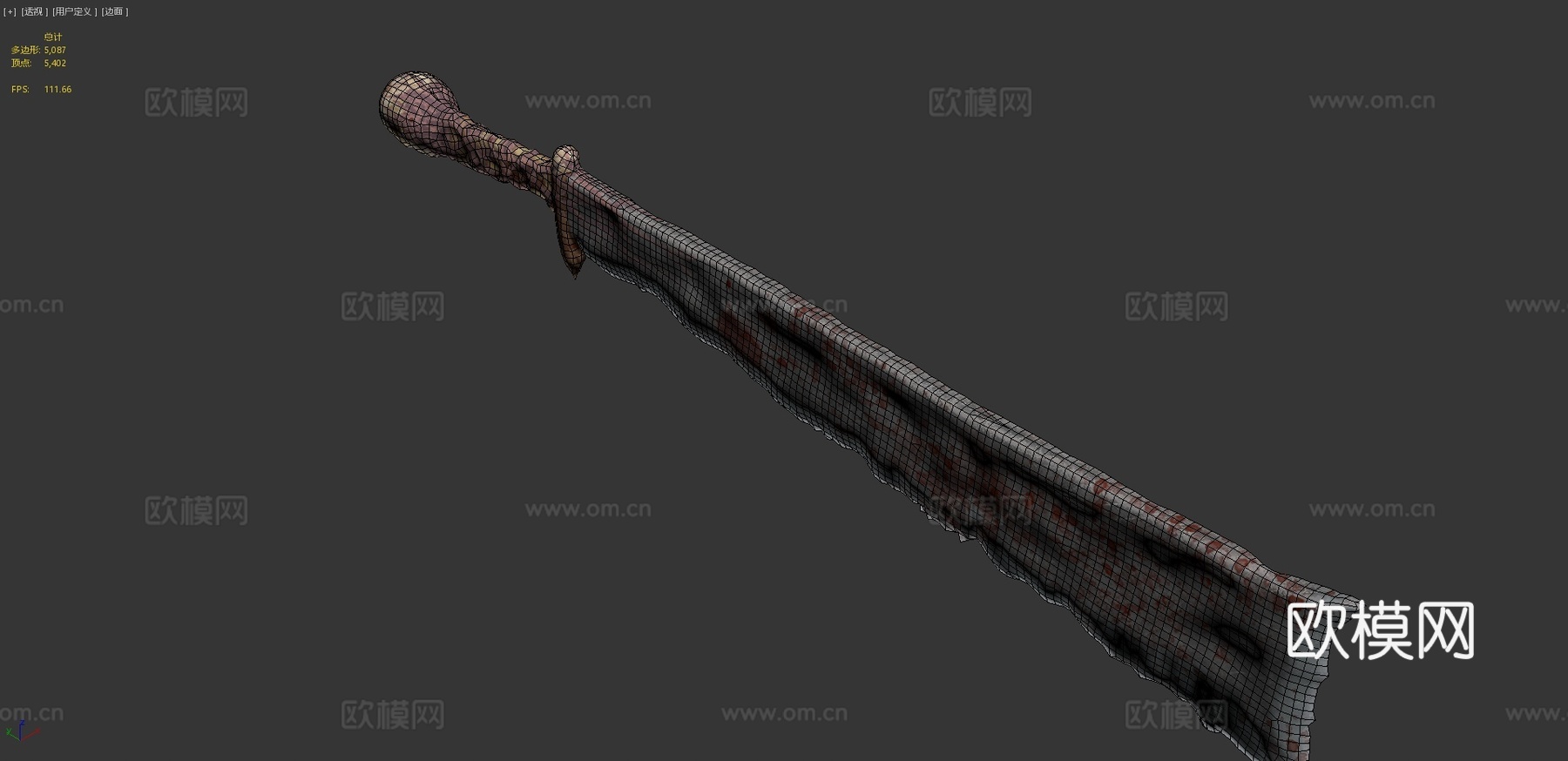 恶魔之剑3d模型下载（渲染图4）