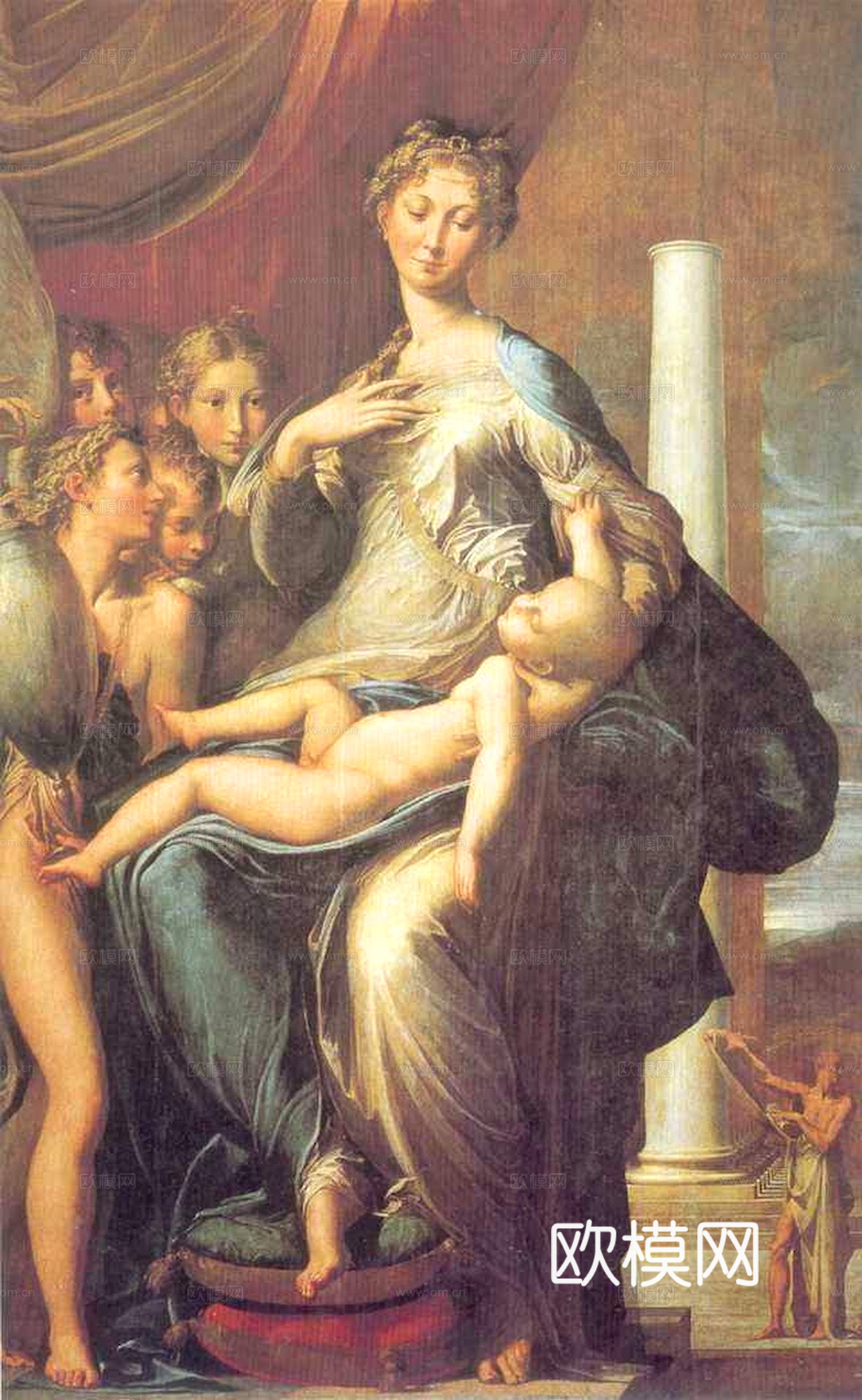 中式新中式挂画壁画字画山水花鸟背景墙壁纸装饰画油画下载